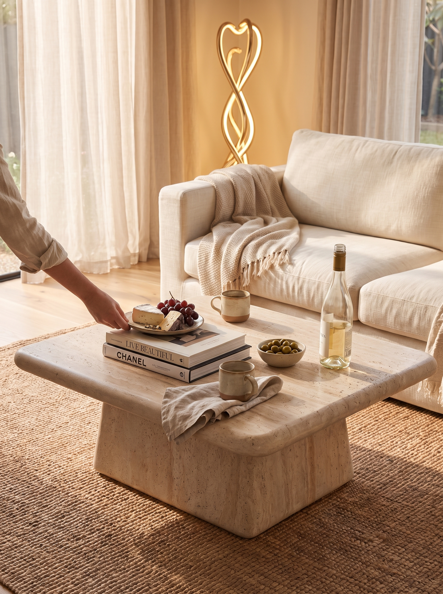 Cava Outdoor Coffee Table lifestyle 3