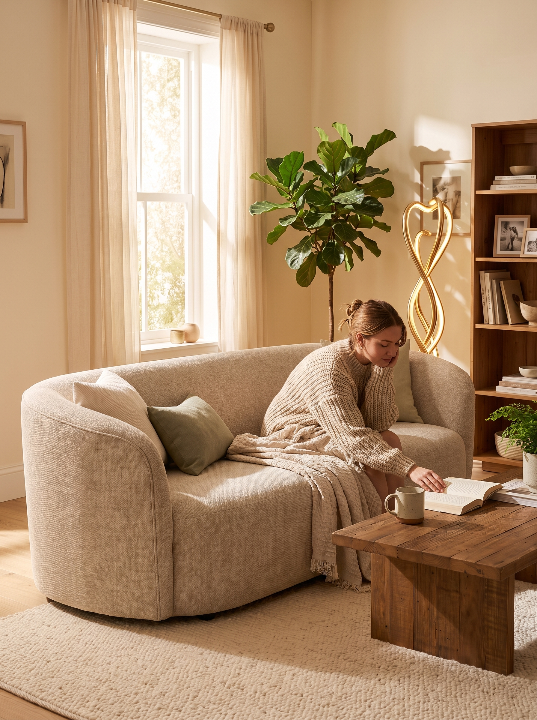 Ellipse Sofa lifestyle 3