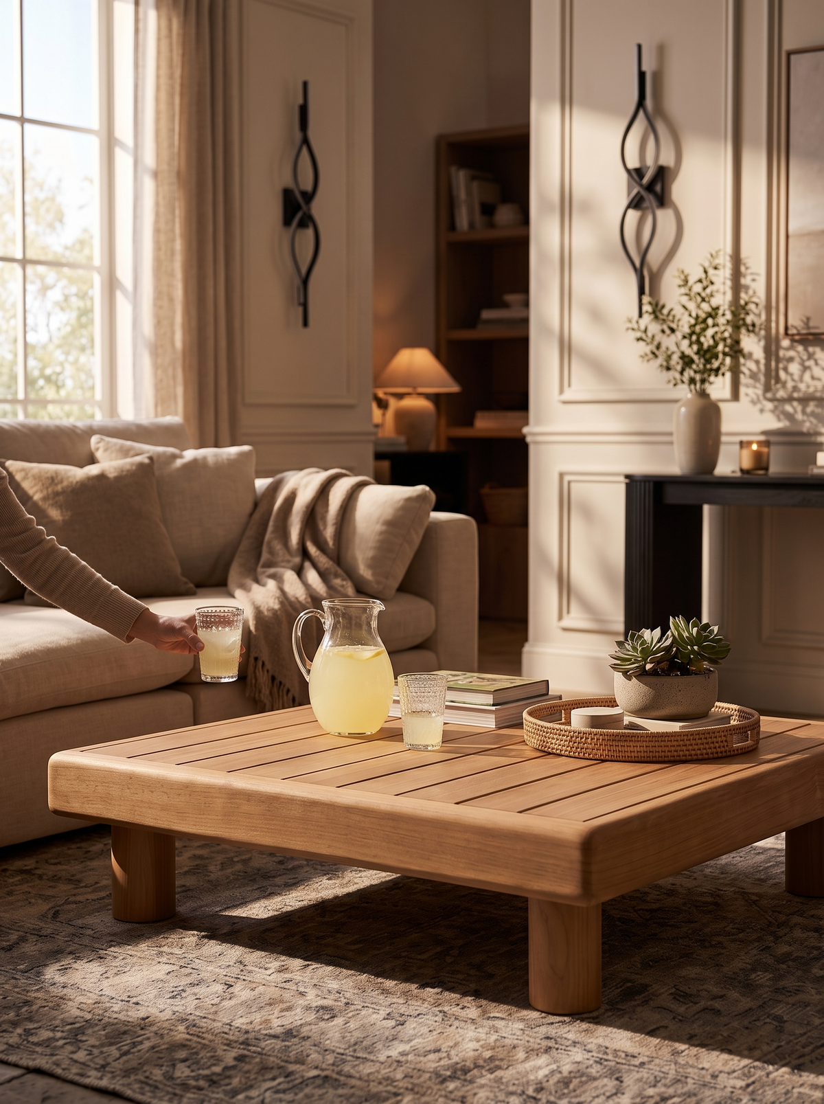 Monocle Outdoor Coffee Table lifestyle 1