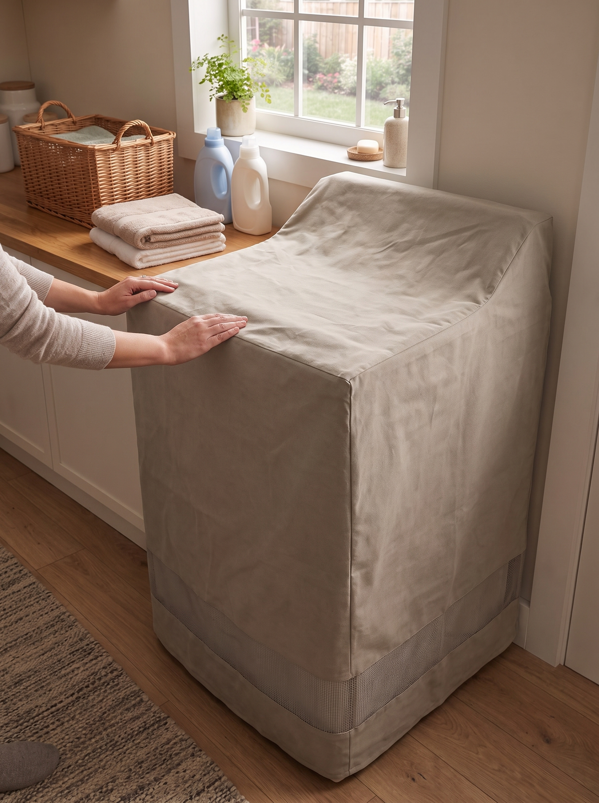 Weatherproof Outdoor Dining Chair Cover lifestyle 2