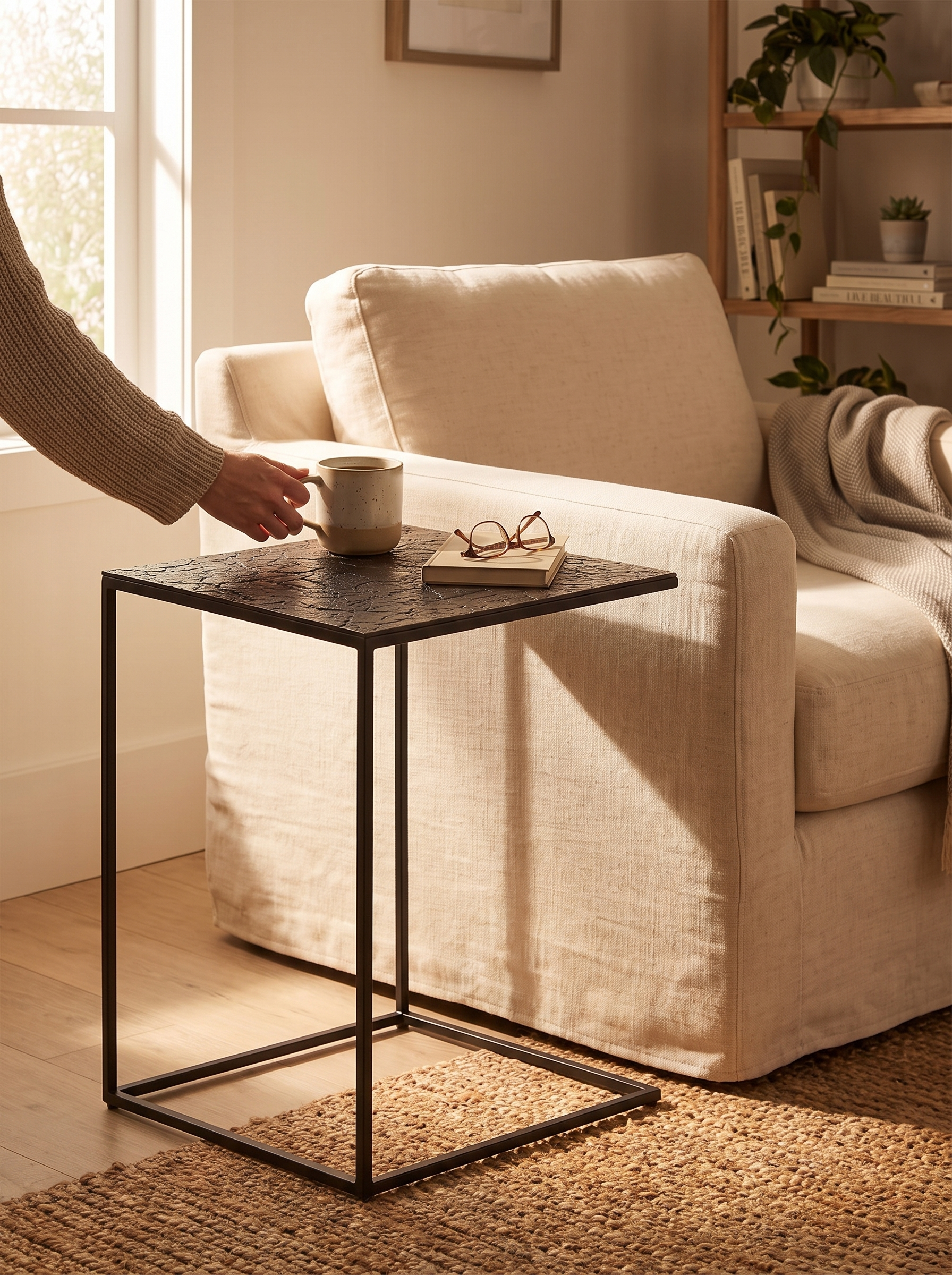 Triptic Side Table lifestyle 3