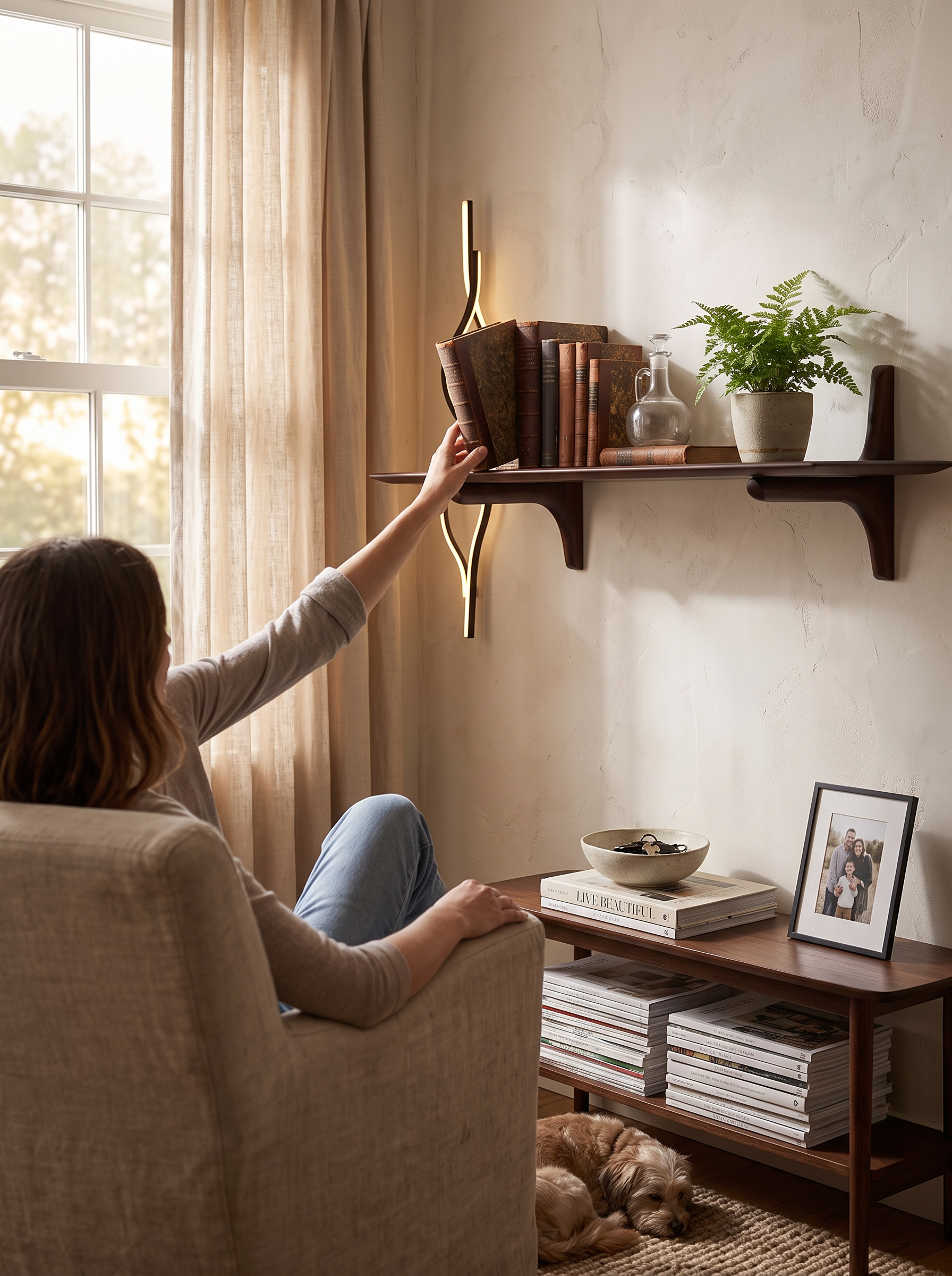 PI Single Wall Shelf lifestyle 1