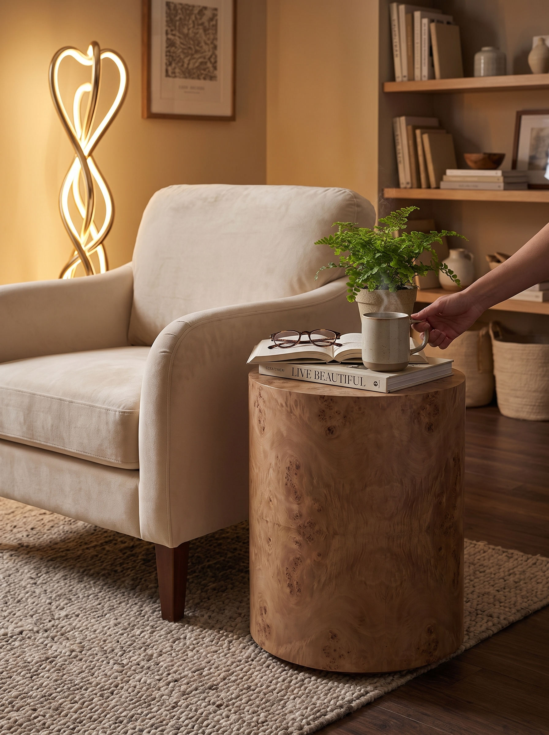 Caya End Table lifestyle 2