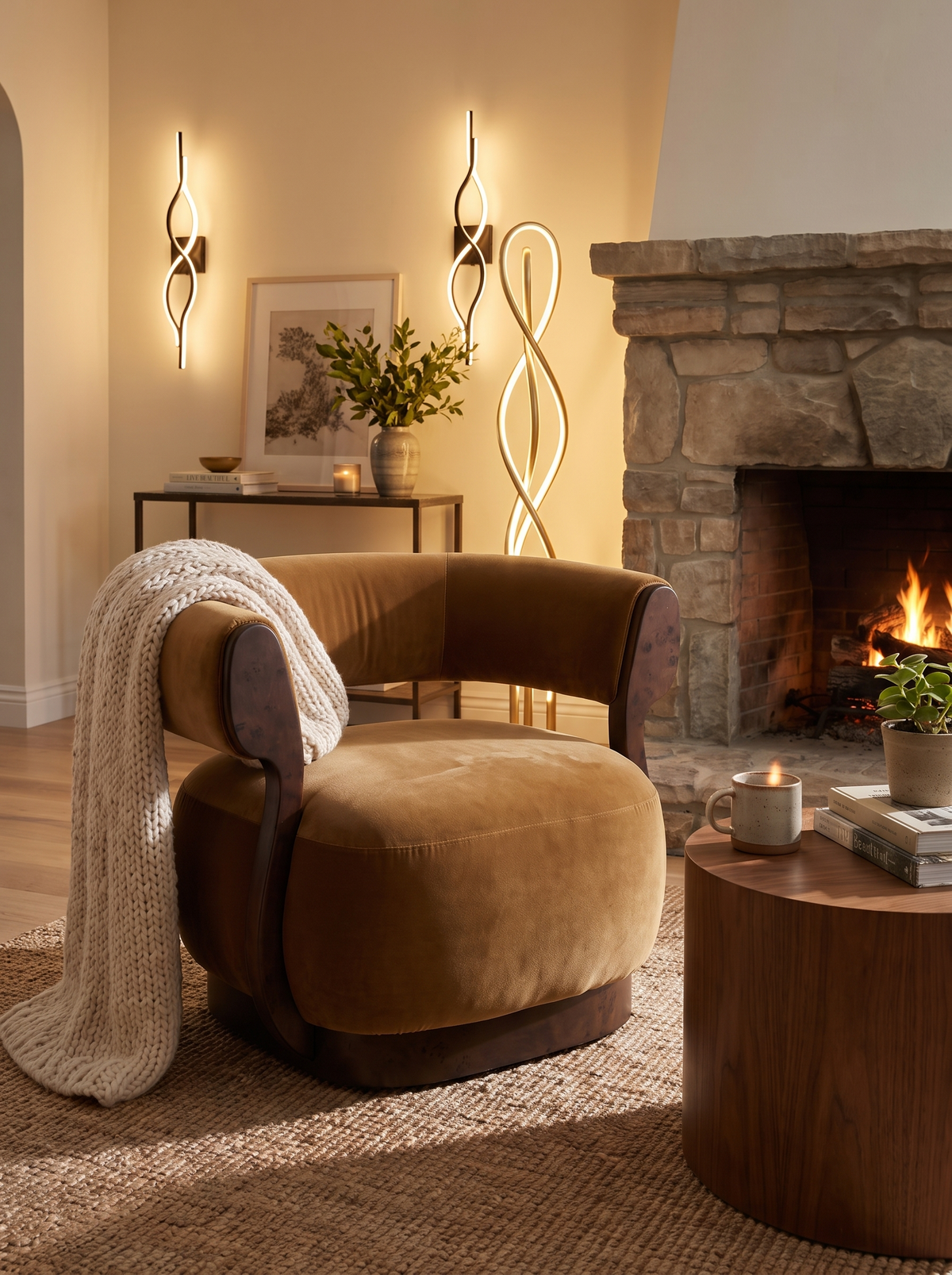 Yuri Swivel Chair lifestyle 1