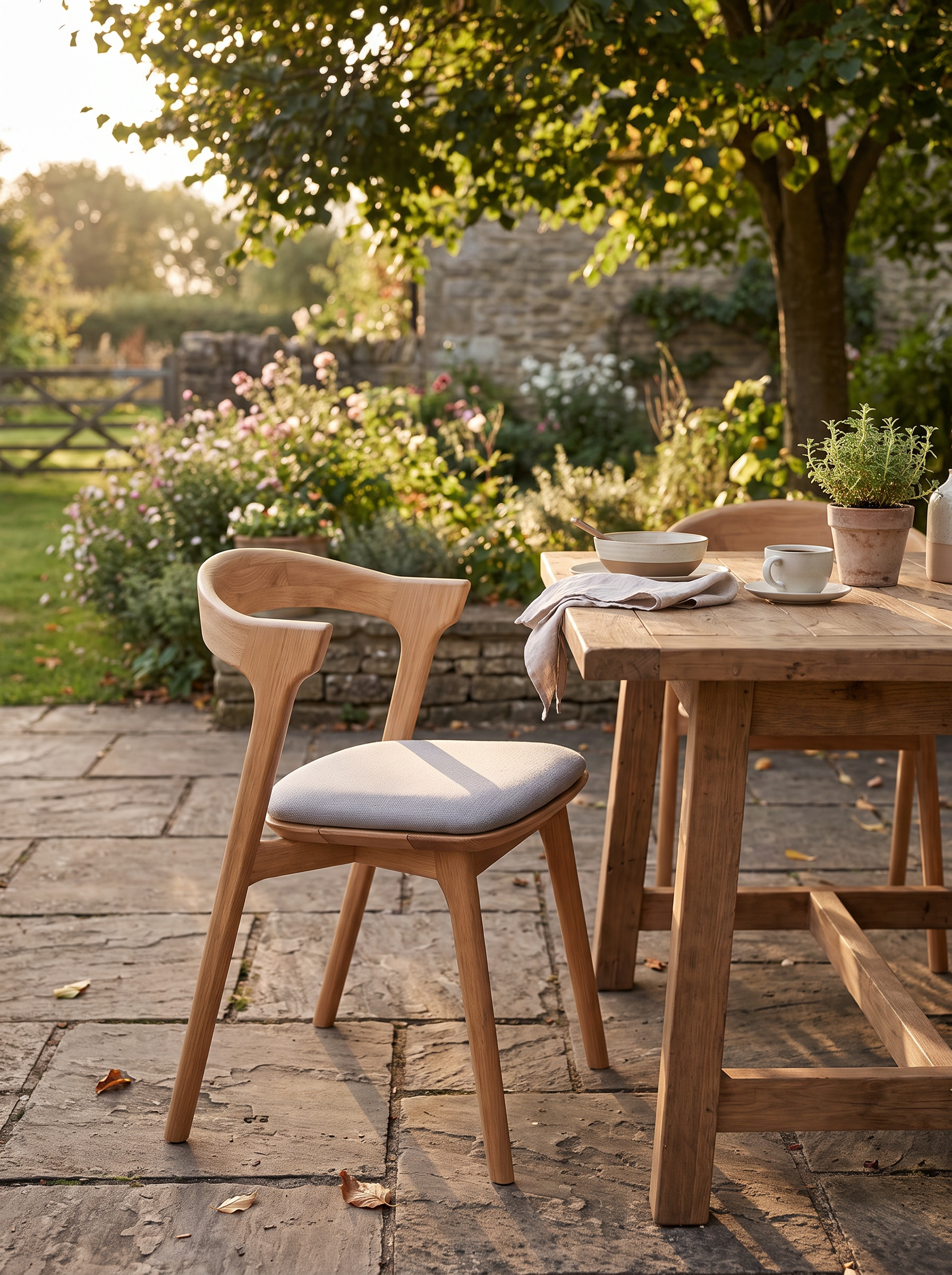 Bok Outdoor Dining Chair lifestyle 1