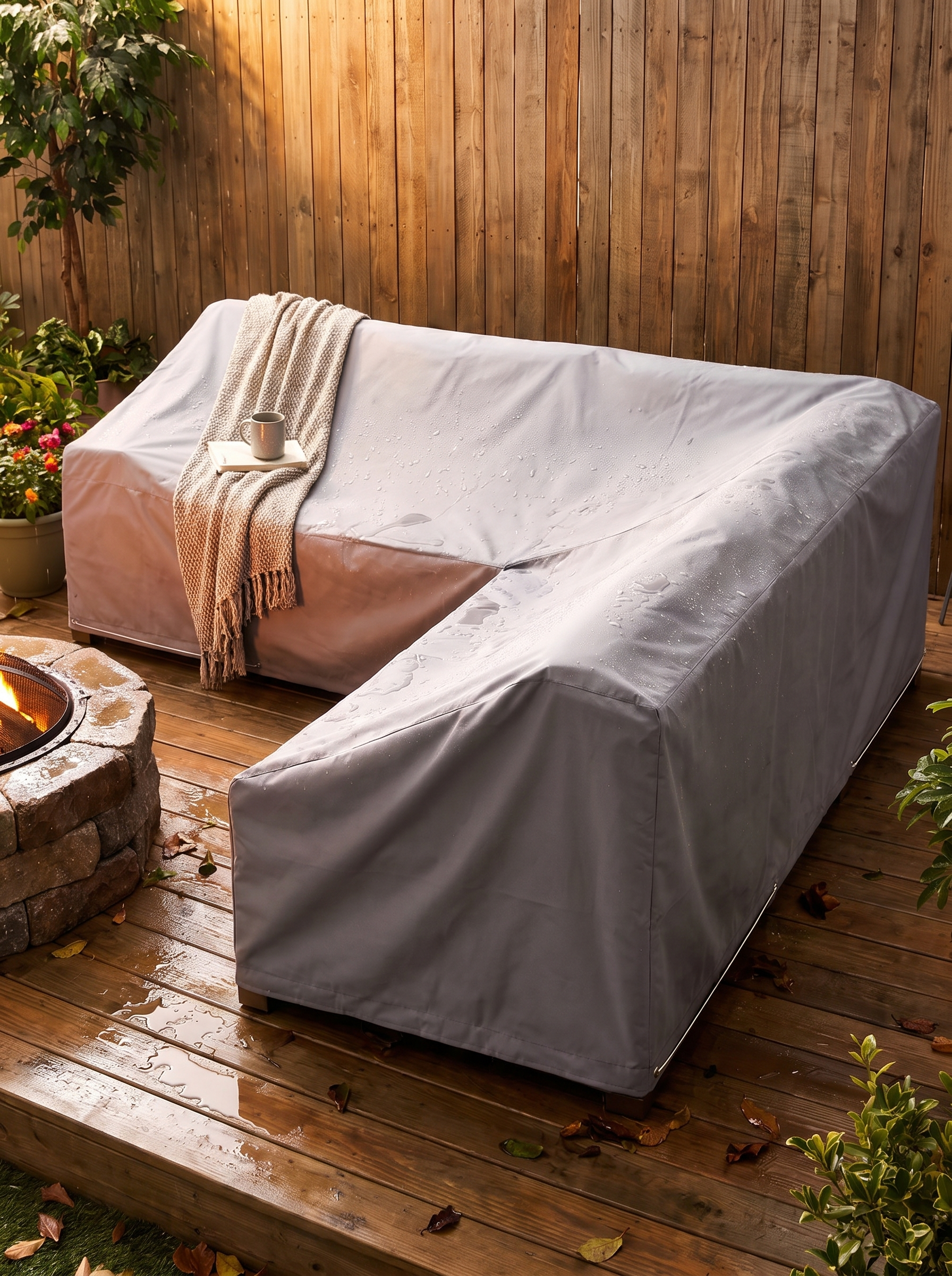 Raincover Jack Outdoor Lounger lifestyle 2