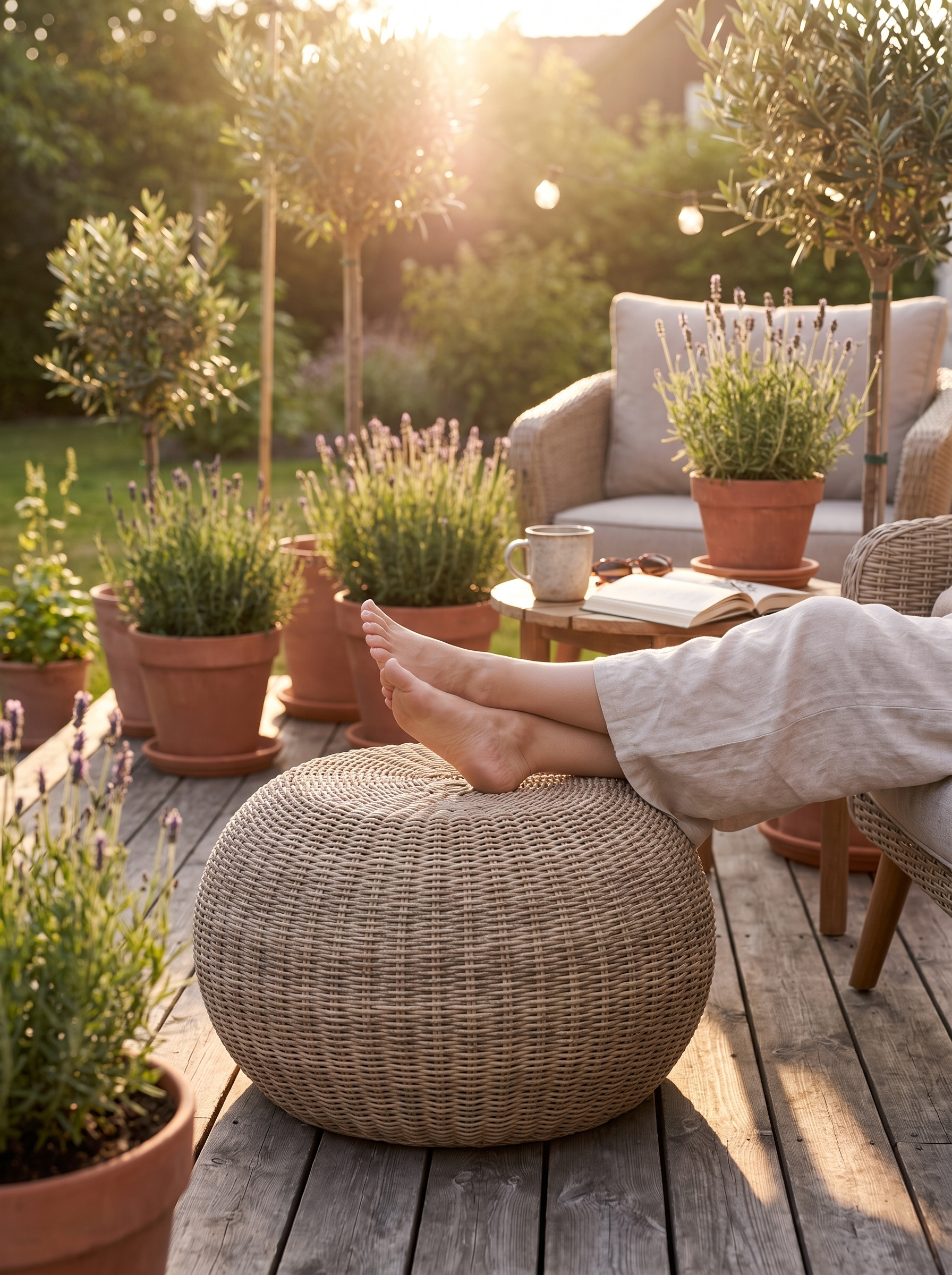Phoenix Outdoor Accent Stool lifestyle 3