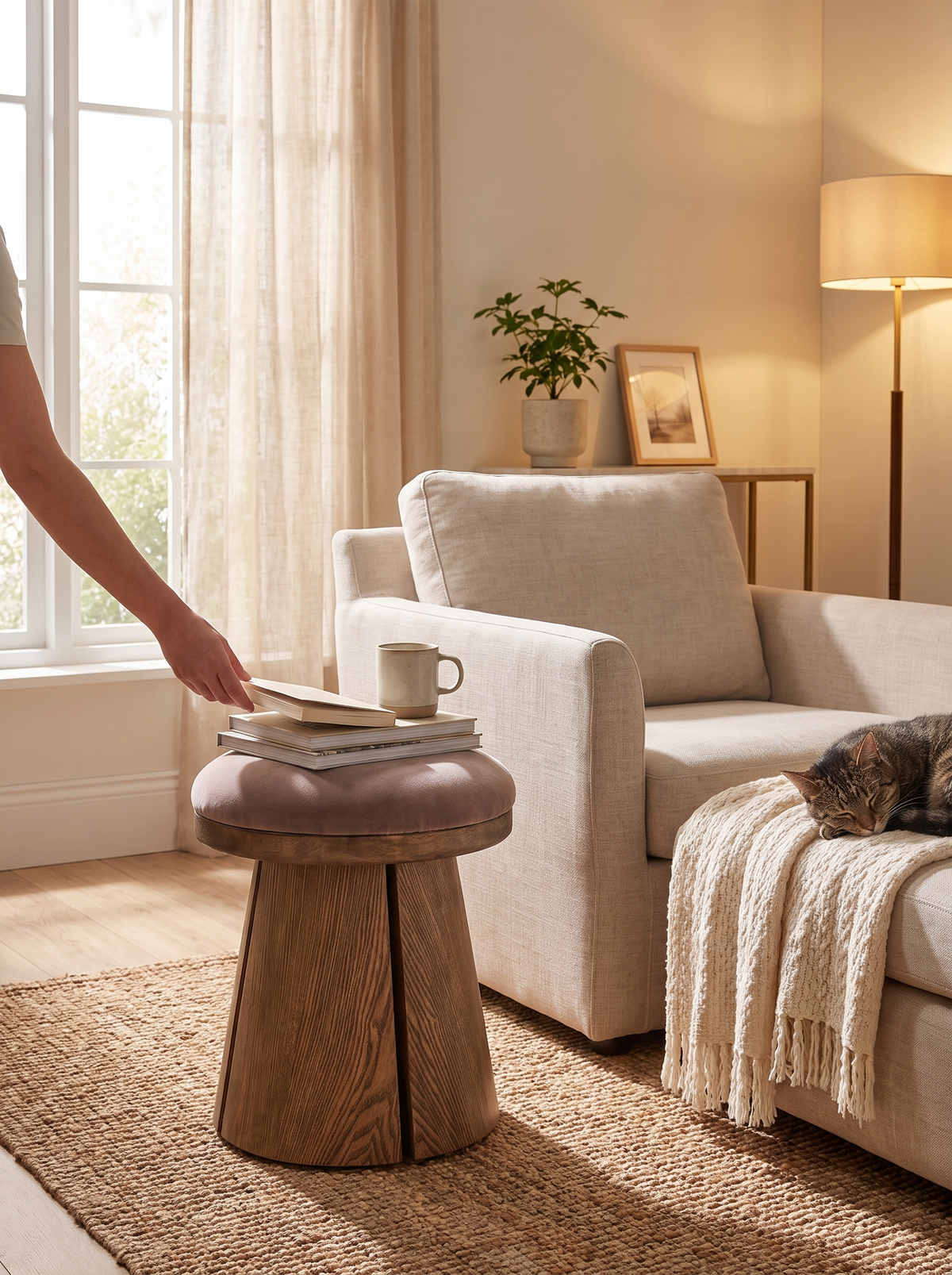 Bea Accent Stool lifestyle 2