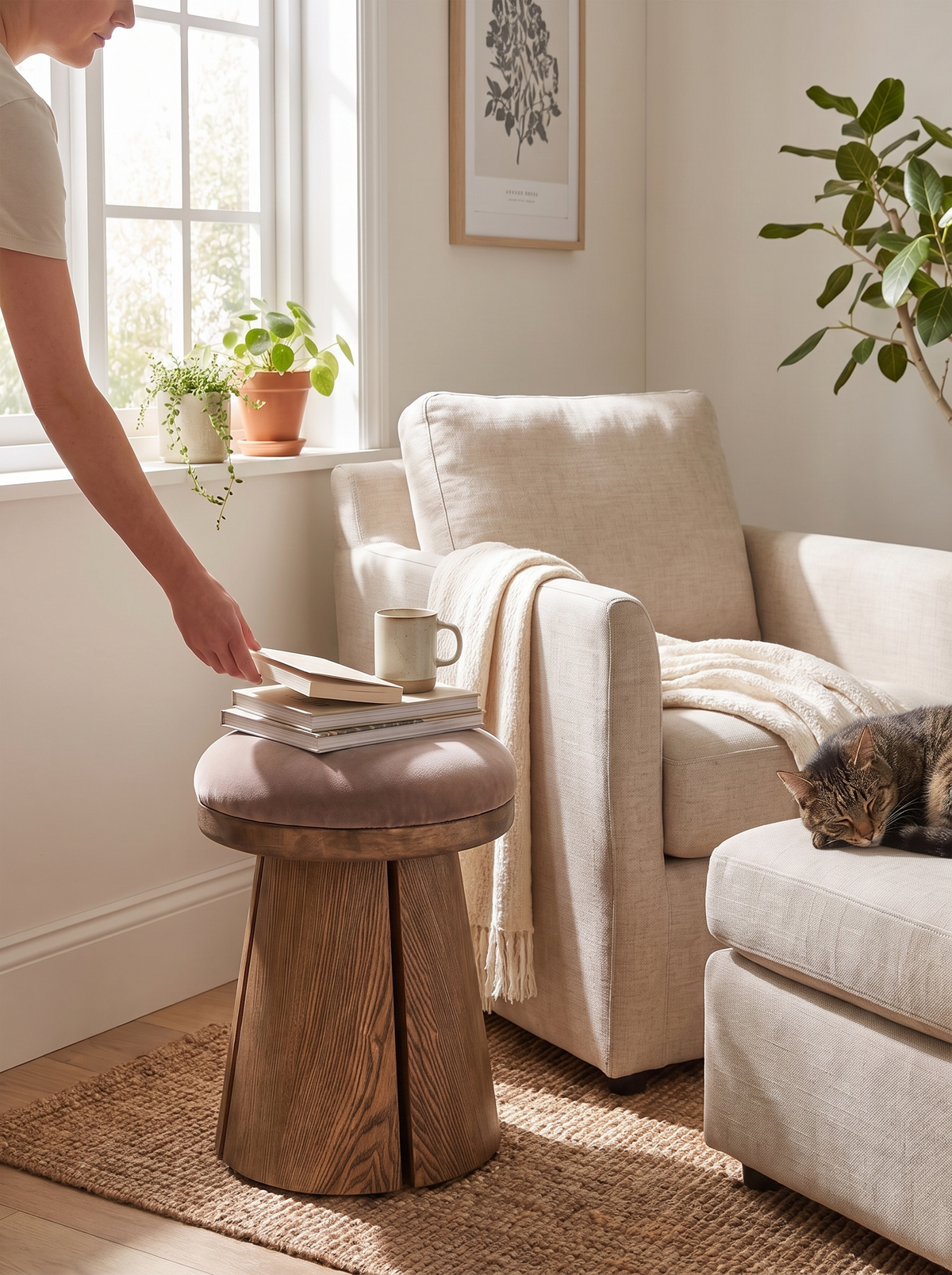 Bea Accent Stool lifestyle 3