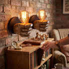Industrial Hand Wall Lamp lifestyle