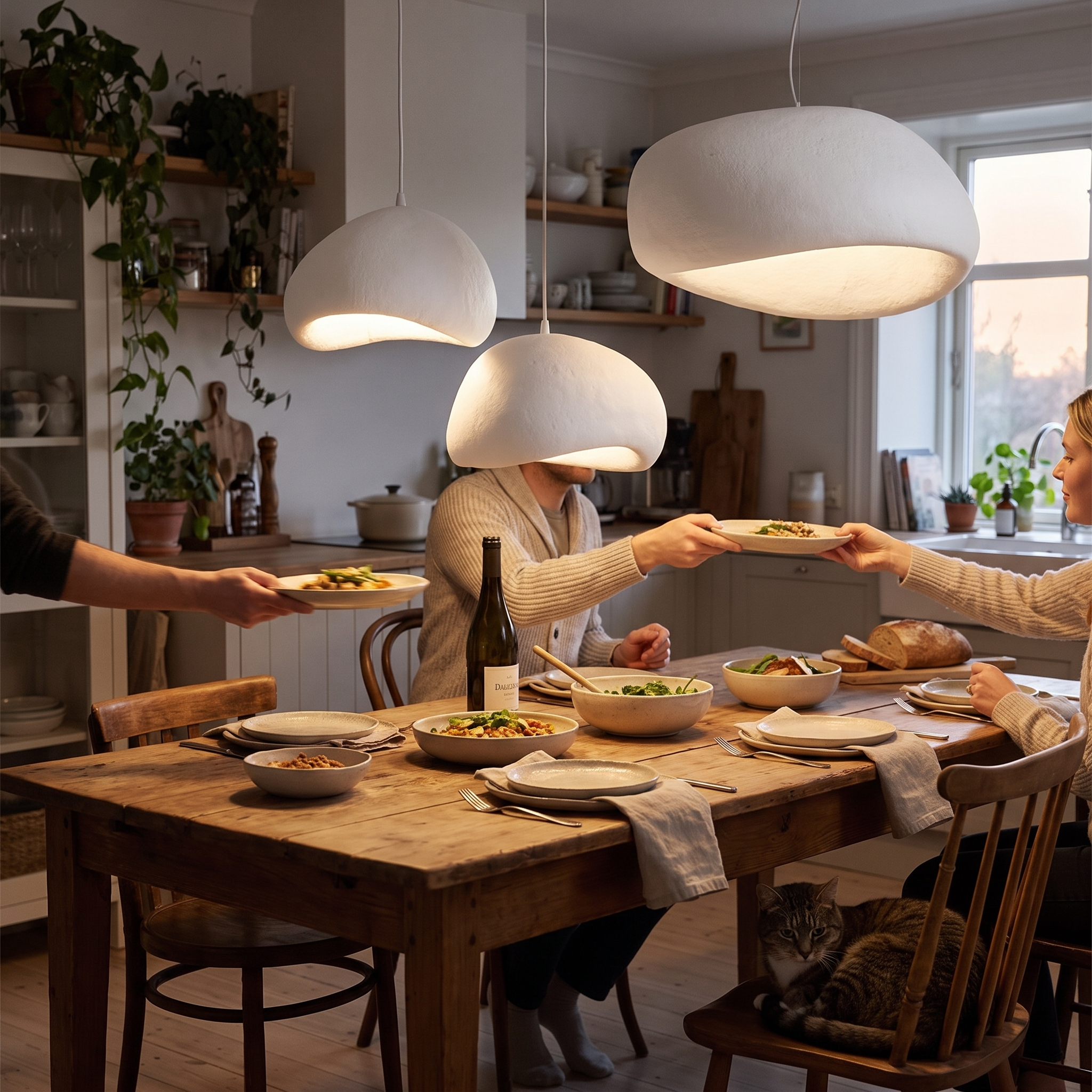 Zenith Glow LED Chandelier lifestyle
