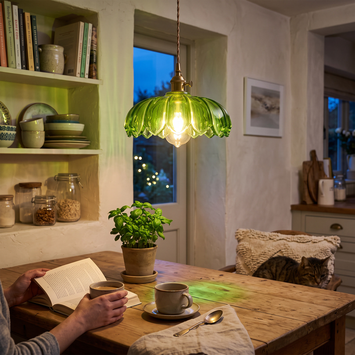 Vintage Flower Pendant Lamp lifestyle