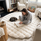Cloud Comfort Round Bubble Rug lifestyle