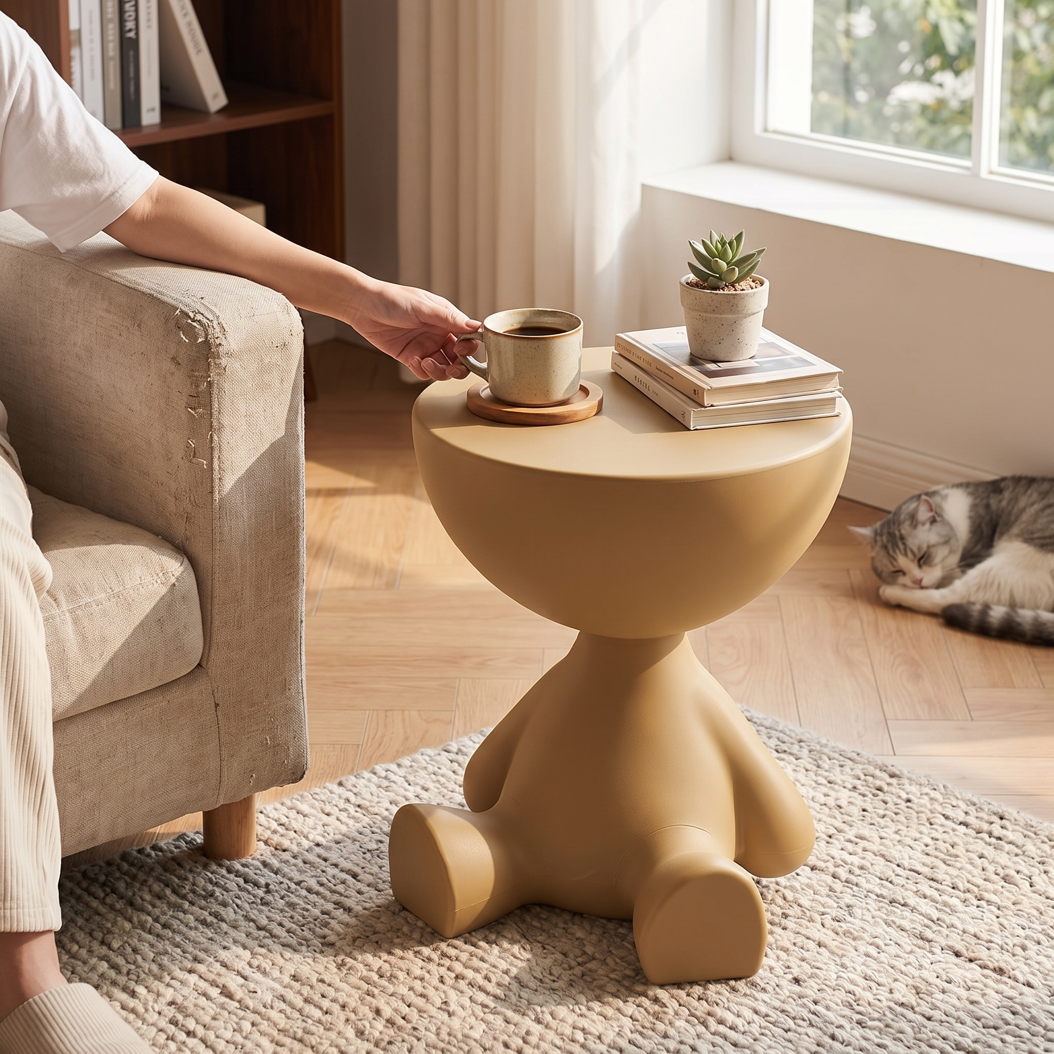 Cartoon Bear Side Table lifestyle