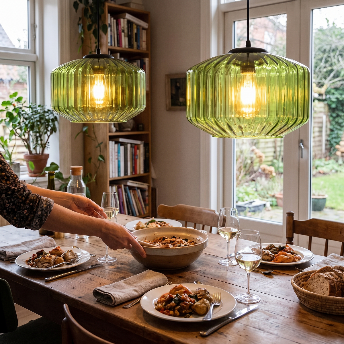 Mireta Glass Pendant Light lifestyle