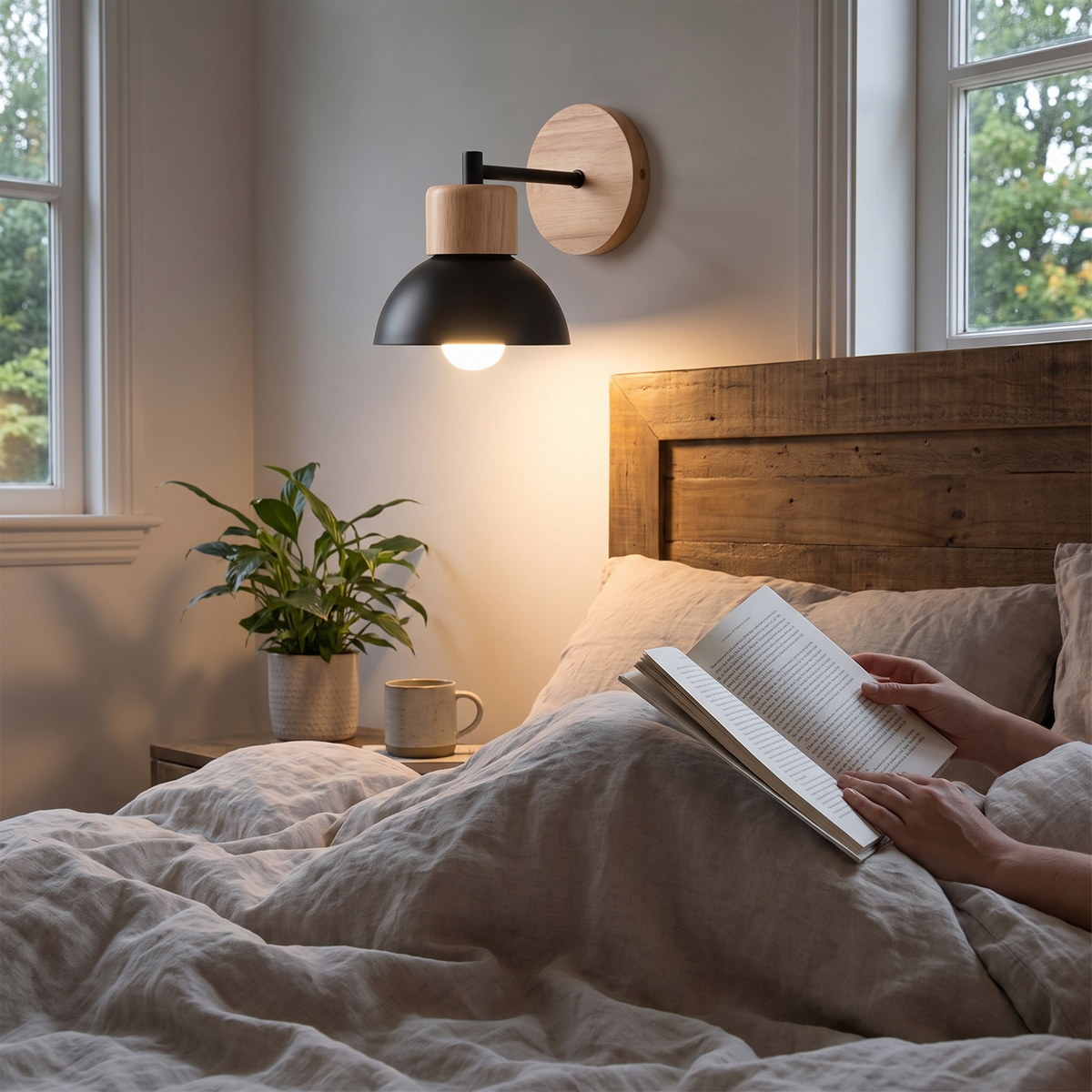 Wood & Metal Wall Lamp lifestyle