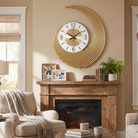 Modern 3D Metal Wall Clock lifestyle
