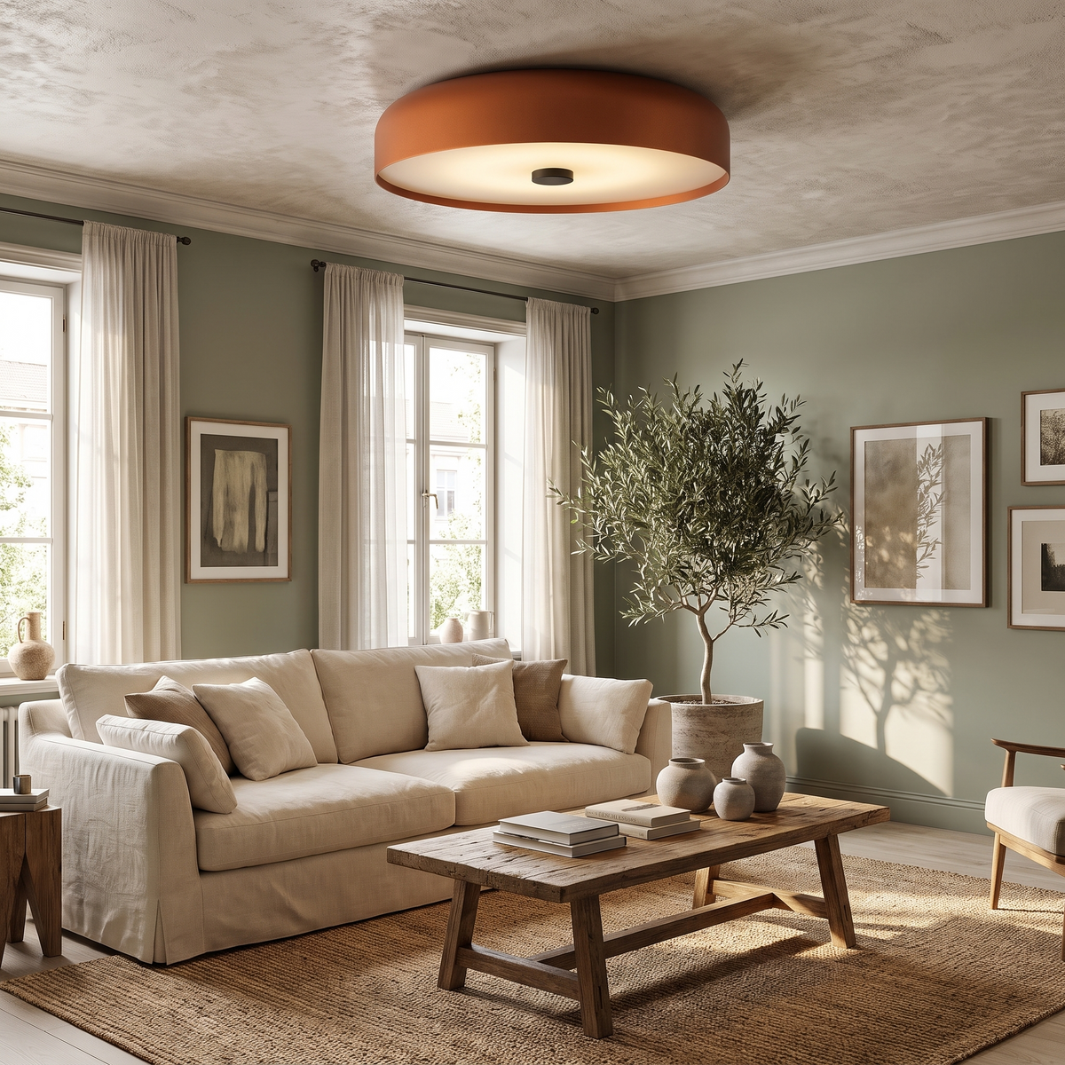 Nordic Retro Ceiling Light lifestyle