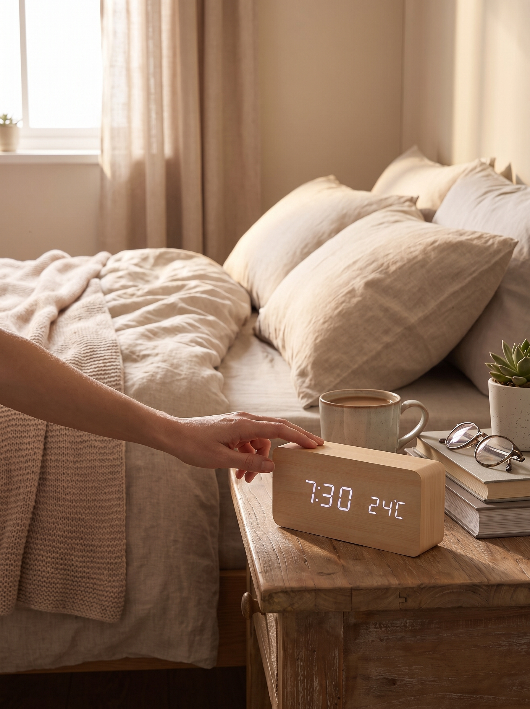 LED Smart Alarm Clock lifestyle 3