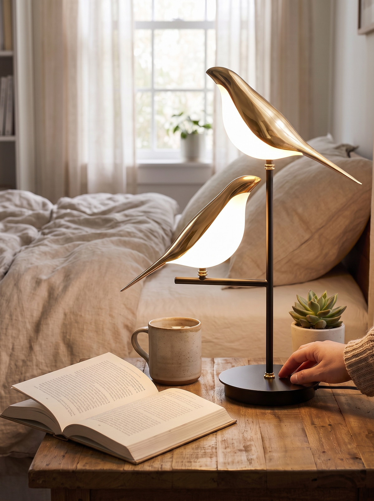 Golden Birdlight Wall Lamp lifestyle 1