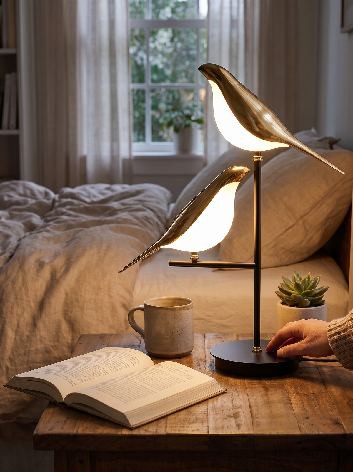 Golden Birdlight Wall Lamp lifestyle 2