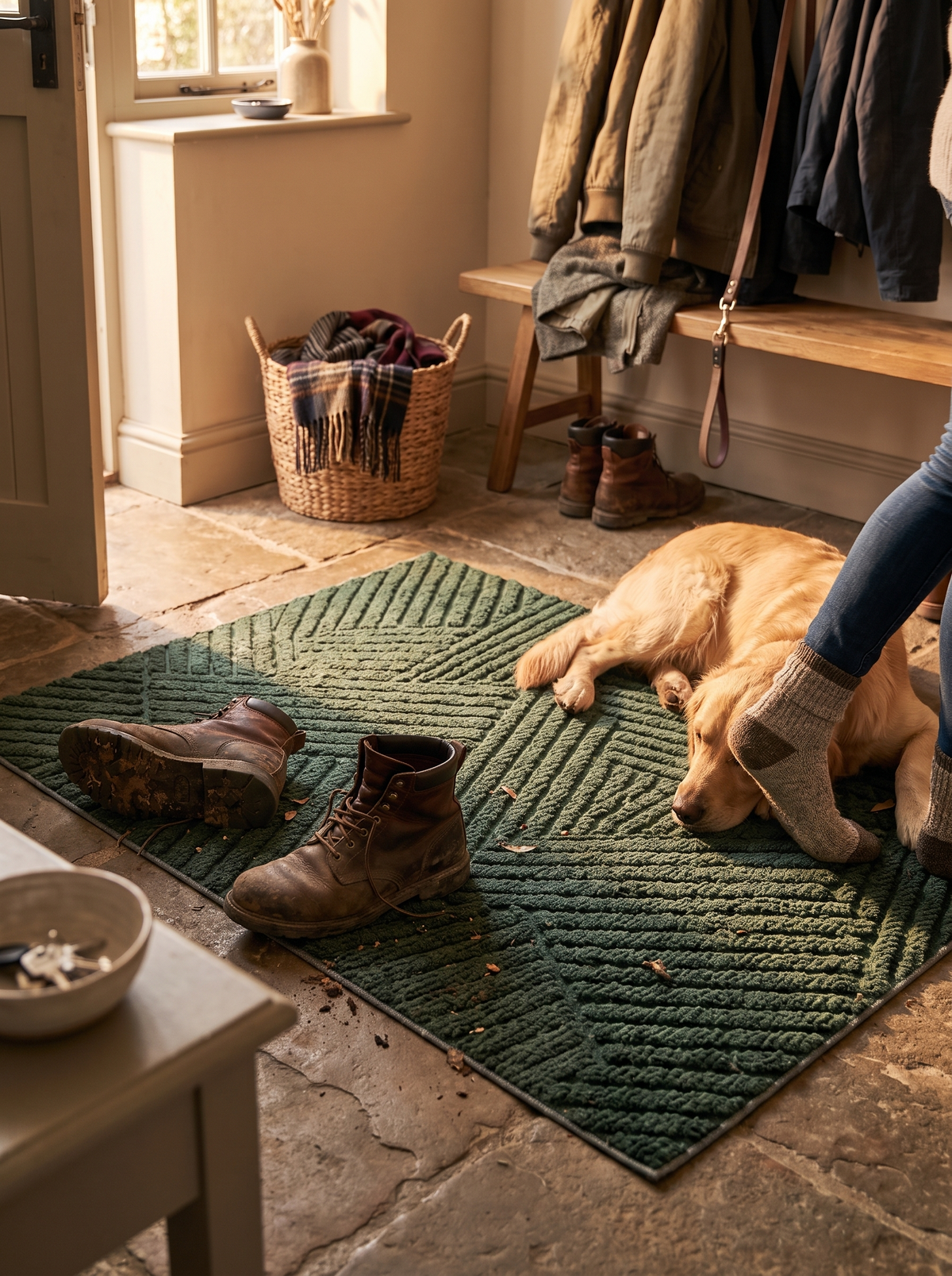 Durable Non-Slip Door Mat lifestyle 1