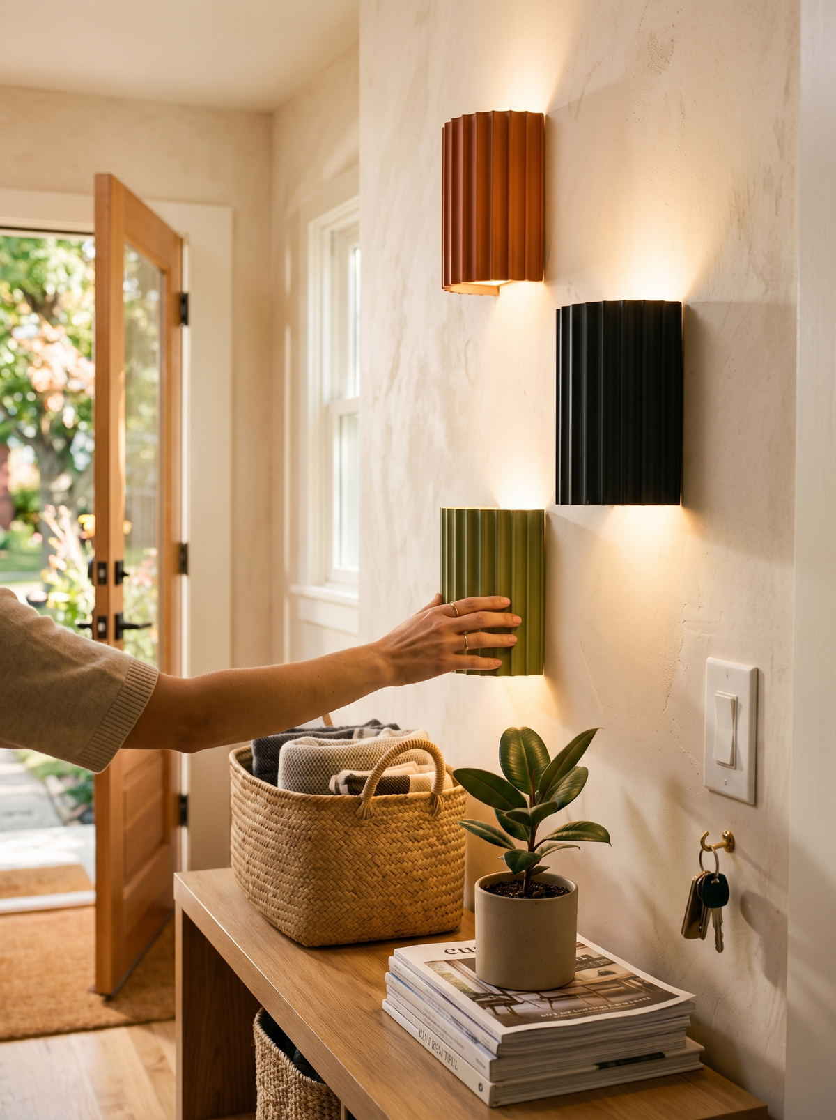 Nordic Modern Resin Wall Lamp lifestyle 1
