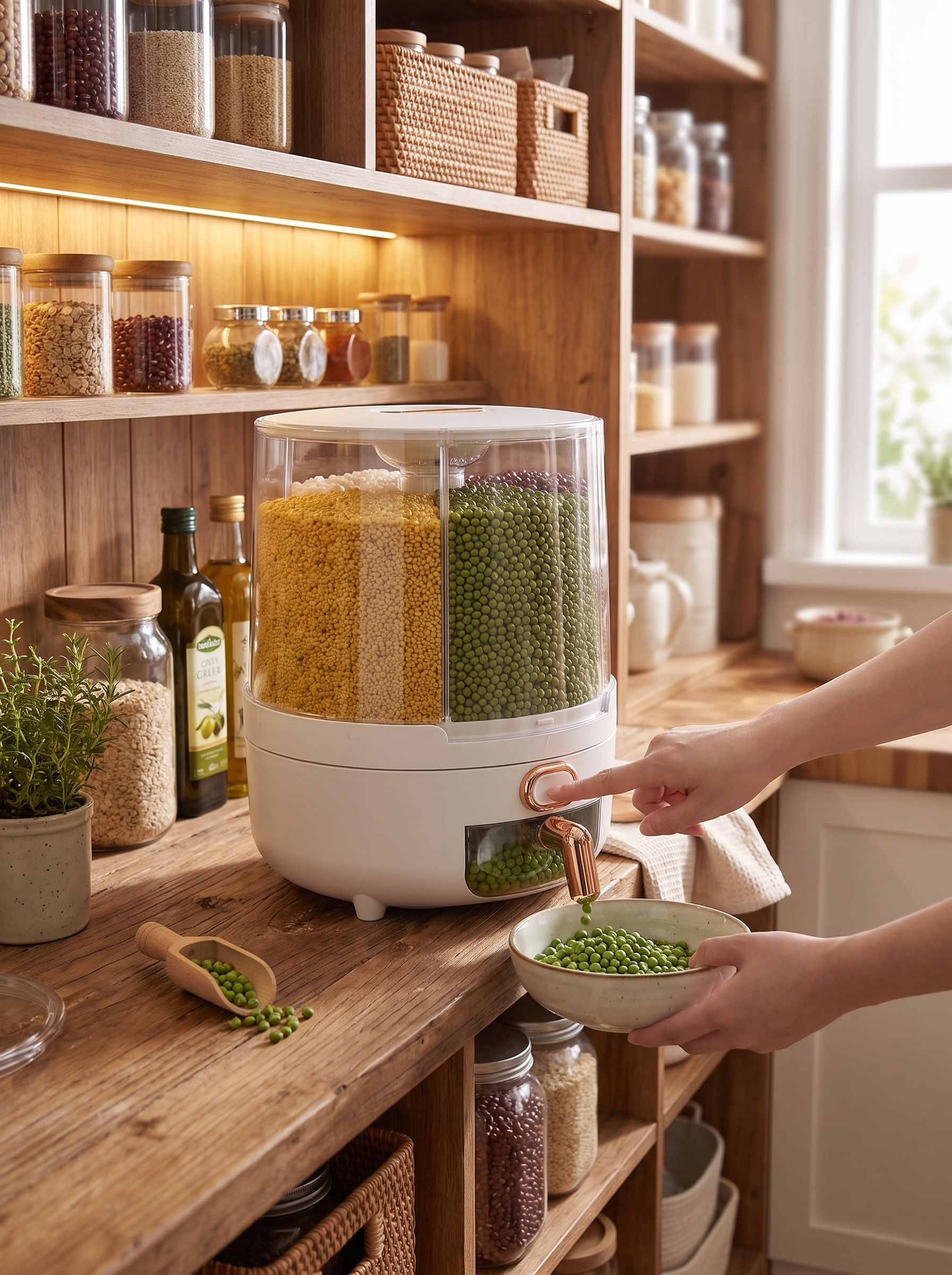 Rotating Airtight Food Storage Container lifestyle 1