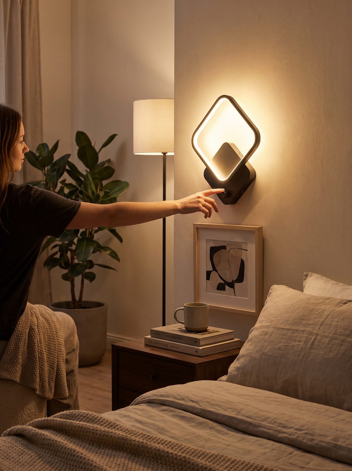 Modern Square LED Wall Lamp lifestyle 3