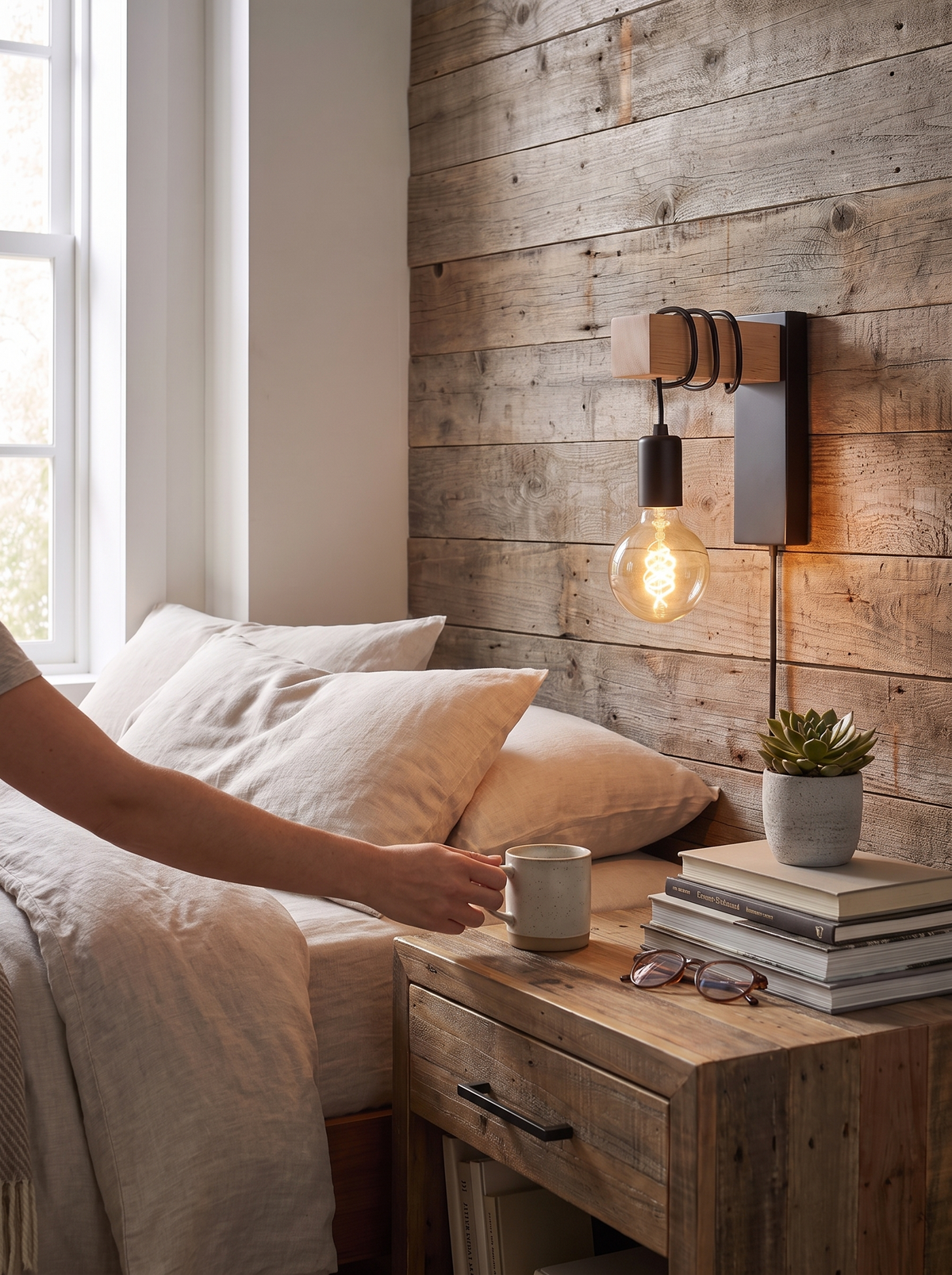 Modern Industrial Wall Sconce lifestyle 1