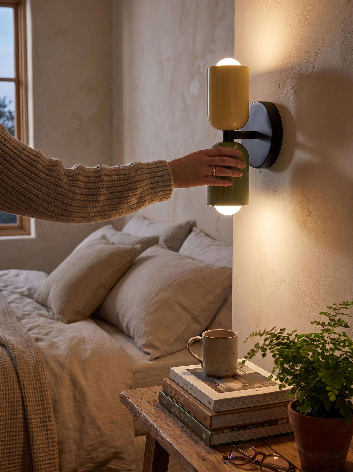Colorful Bedside Wall Lamp lifestyle 1