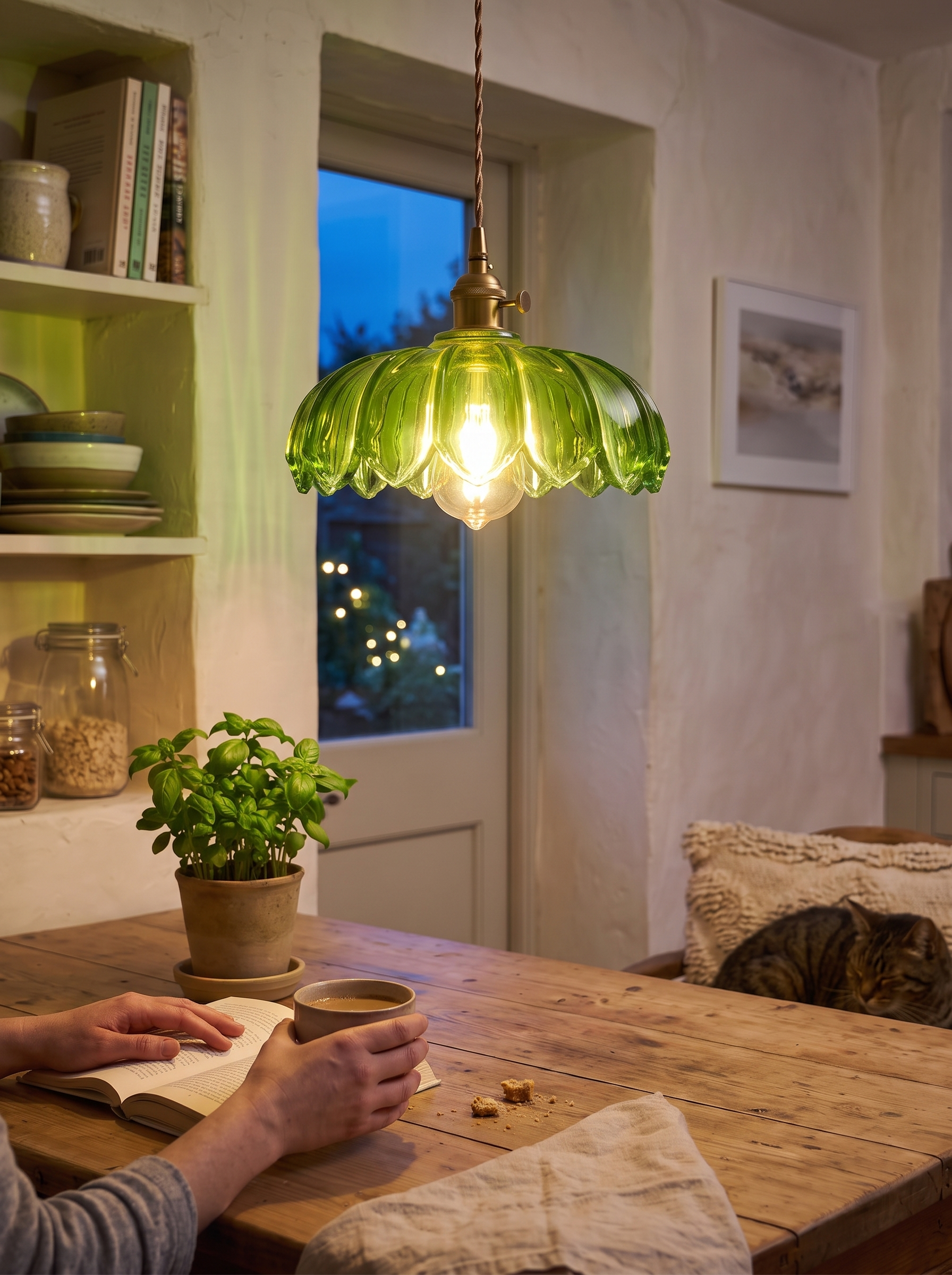 Vintage Flower Pendant Lamp lifestyle 1