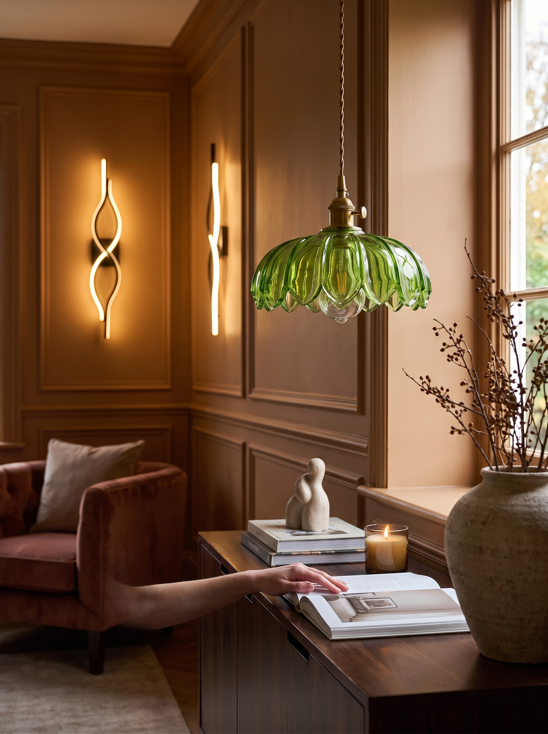 Vintage Flower Pendant Lamp lifestyle 3