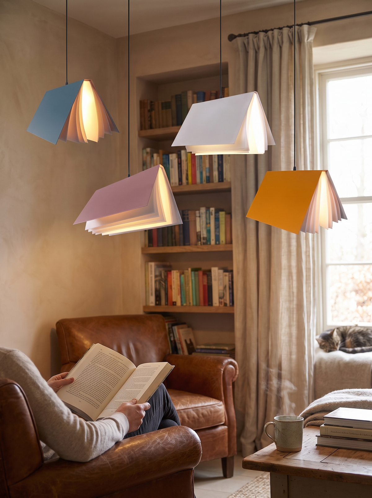 Flying Book Pendant Light lifestyle 3