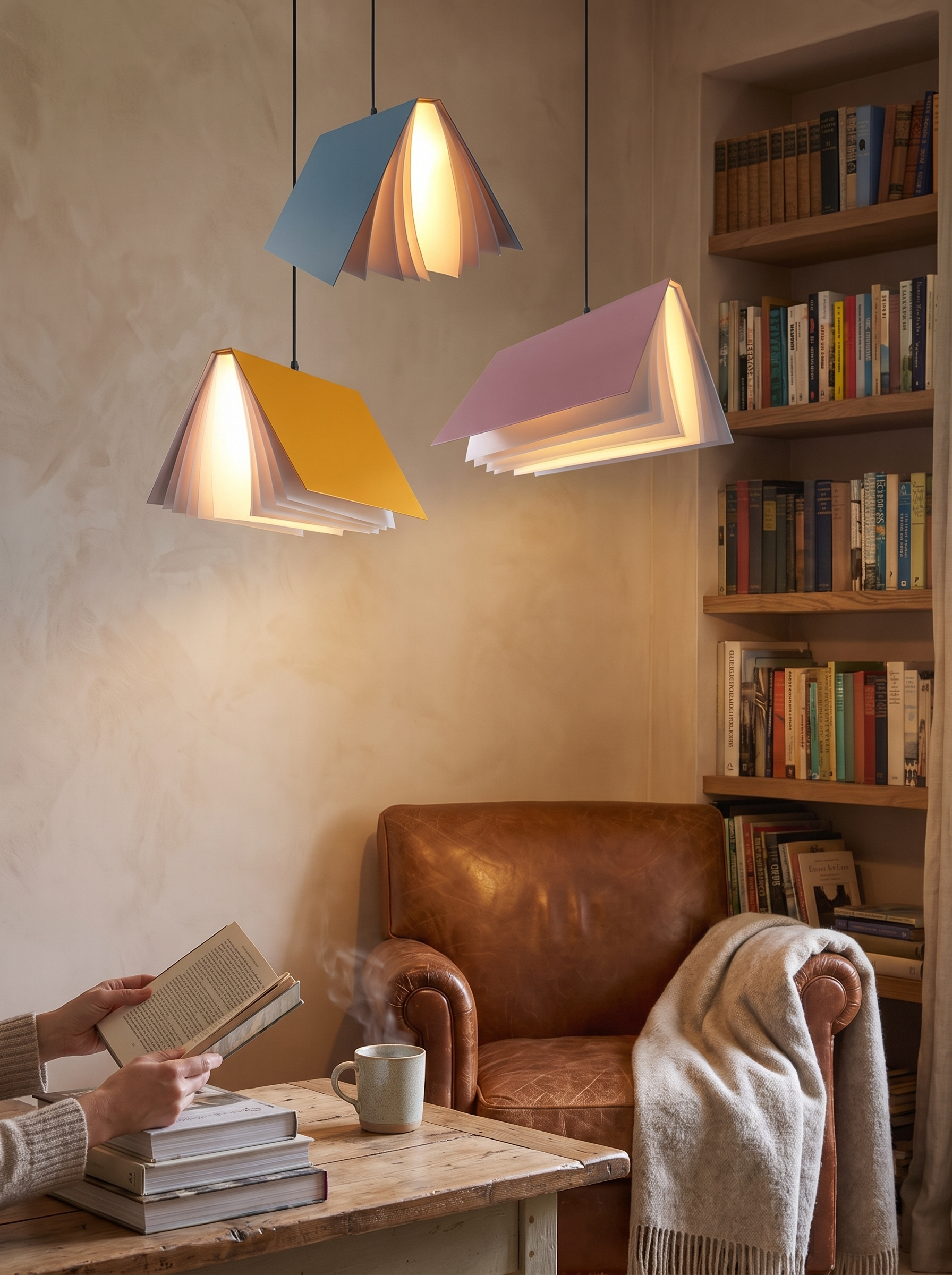 Flying Book Pendant Light lifestyle 1