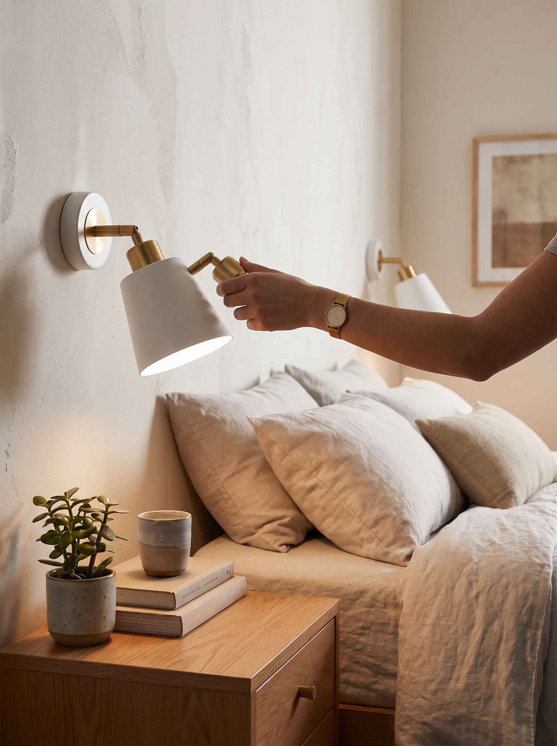 Modern Metal Wall Sconce Light lifestyle 3