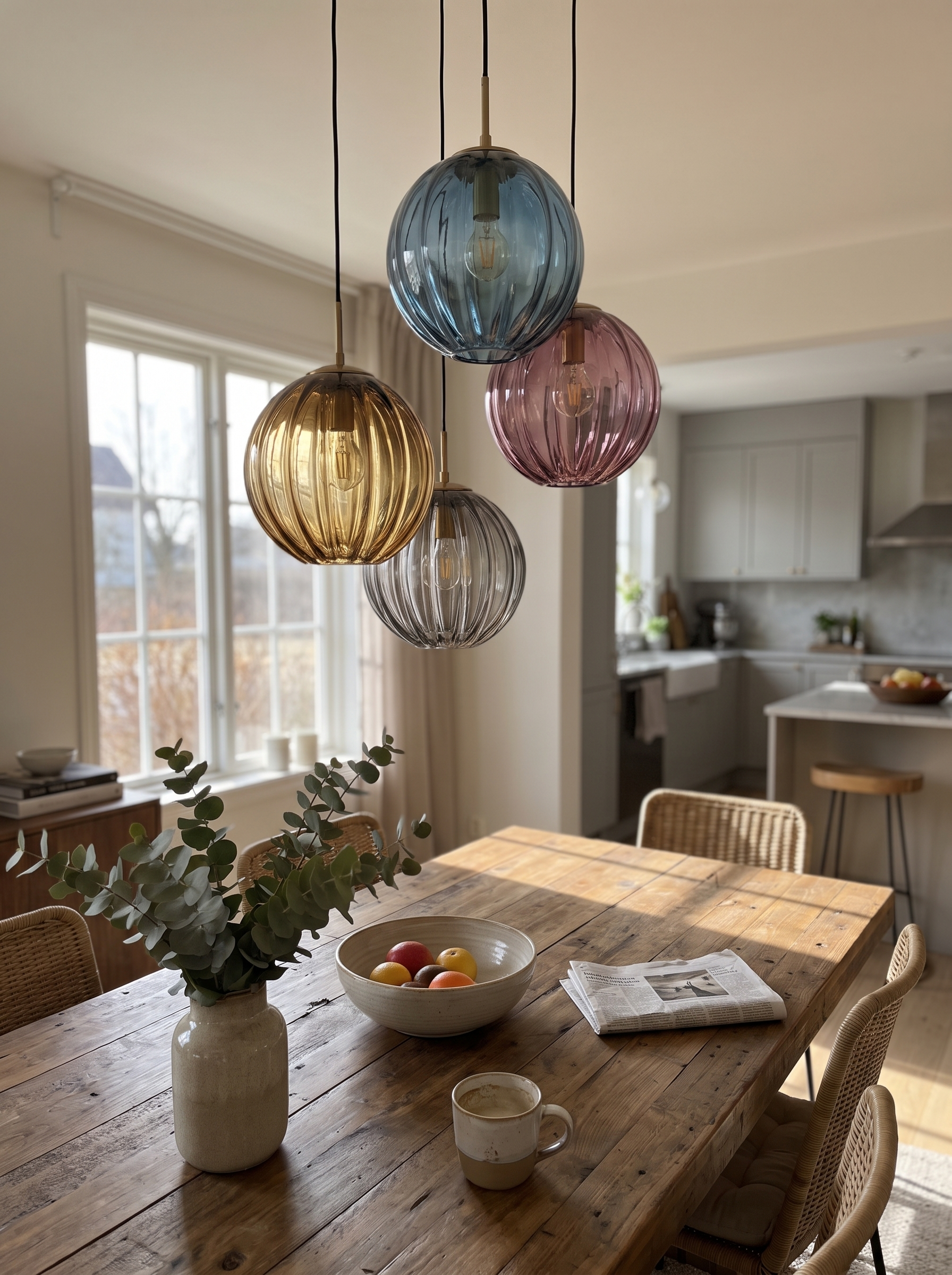Modern Glass Ball Pendant Light lifestyle 3