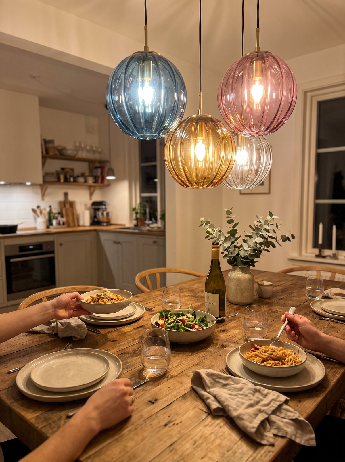 Modern Glass Ball Pendant Light lifestyle 1