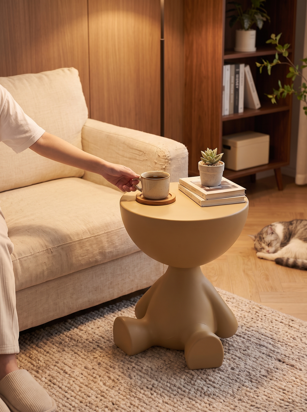 Cartoon Bear Side Table lifestyle 3