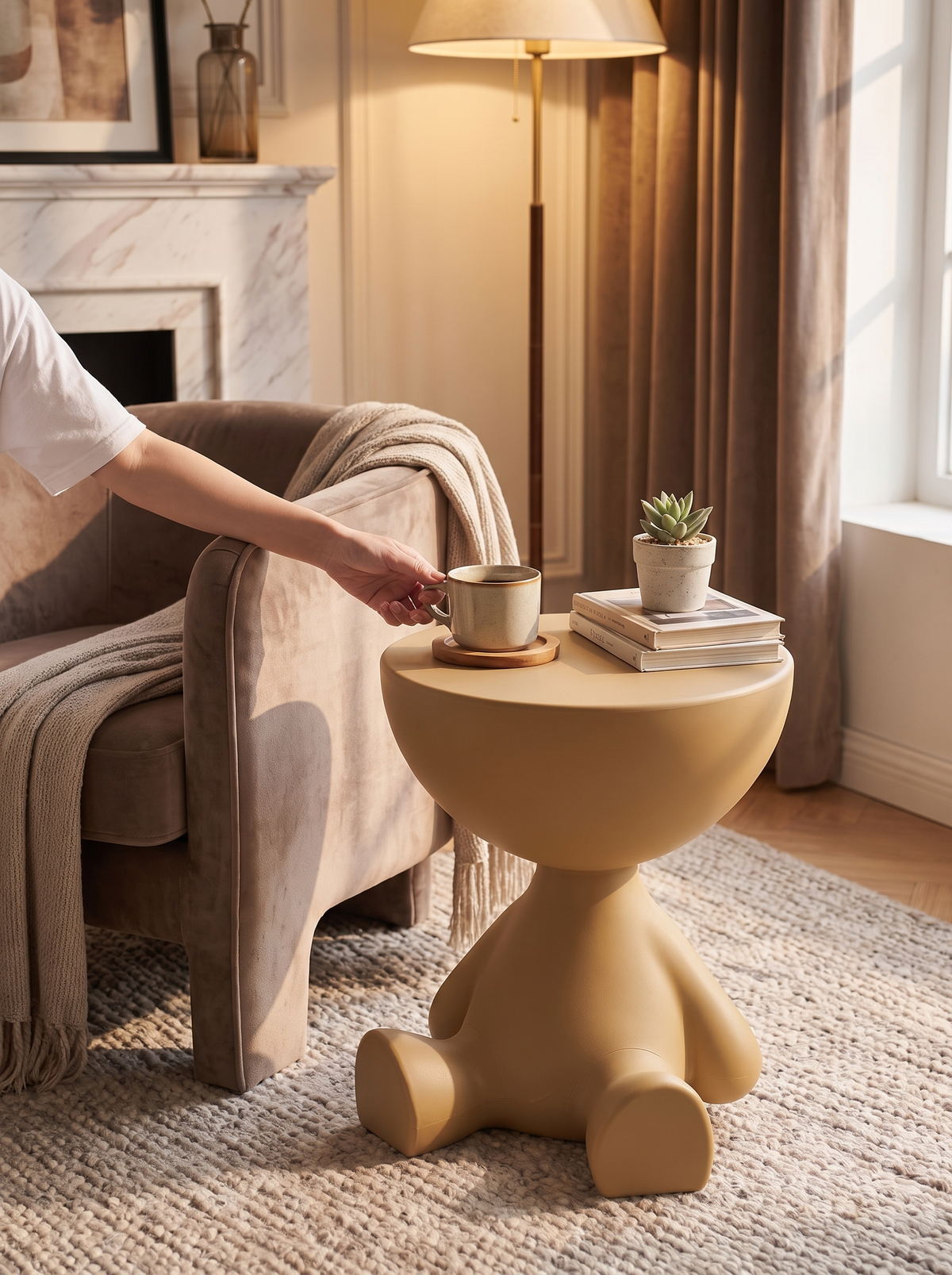 Cartoon Bear Side Table lifestyle 2