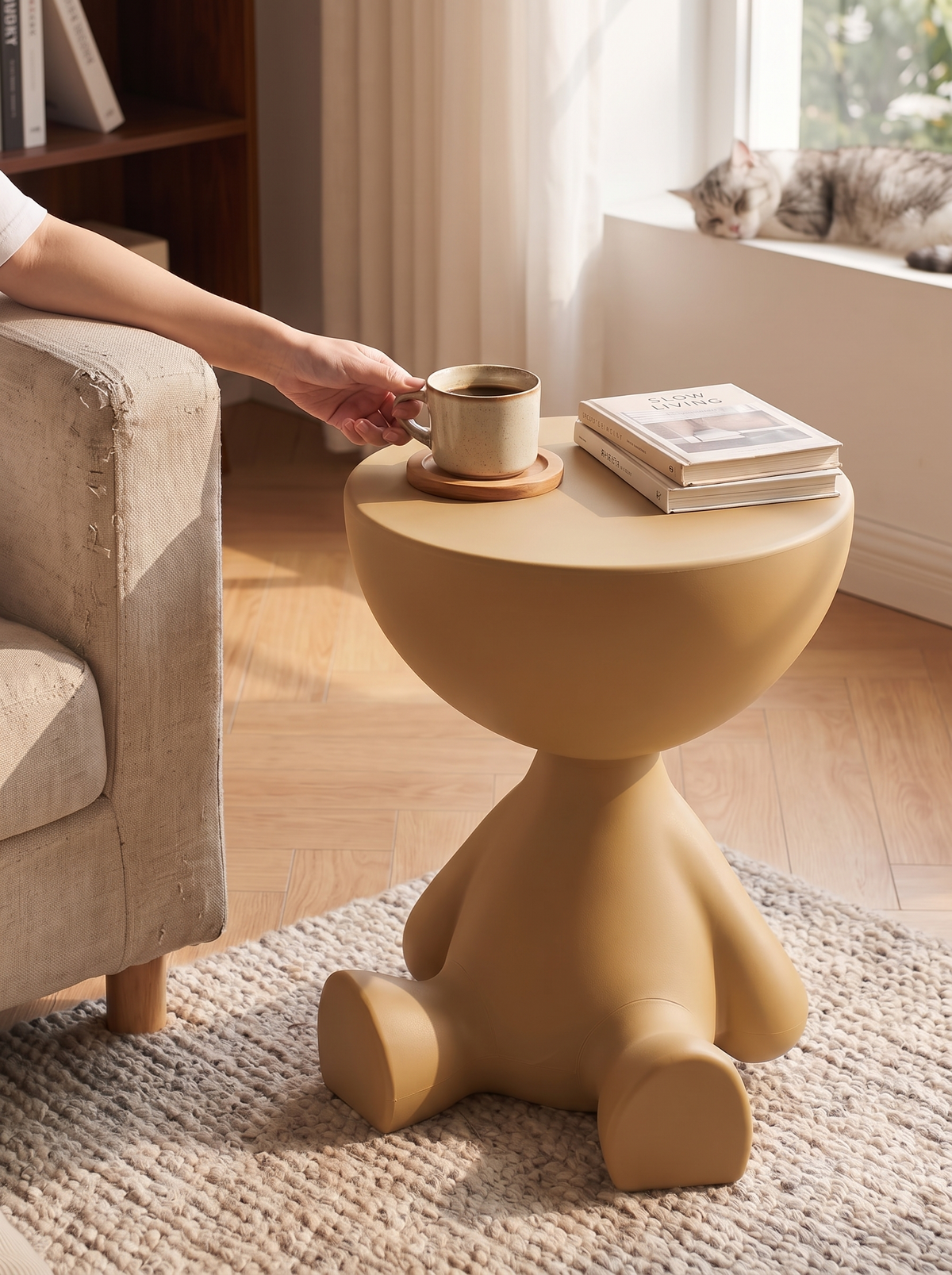 Cartoon Bear Side Table lifestyle 1