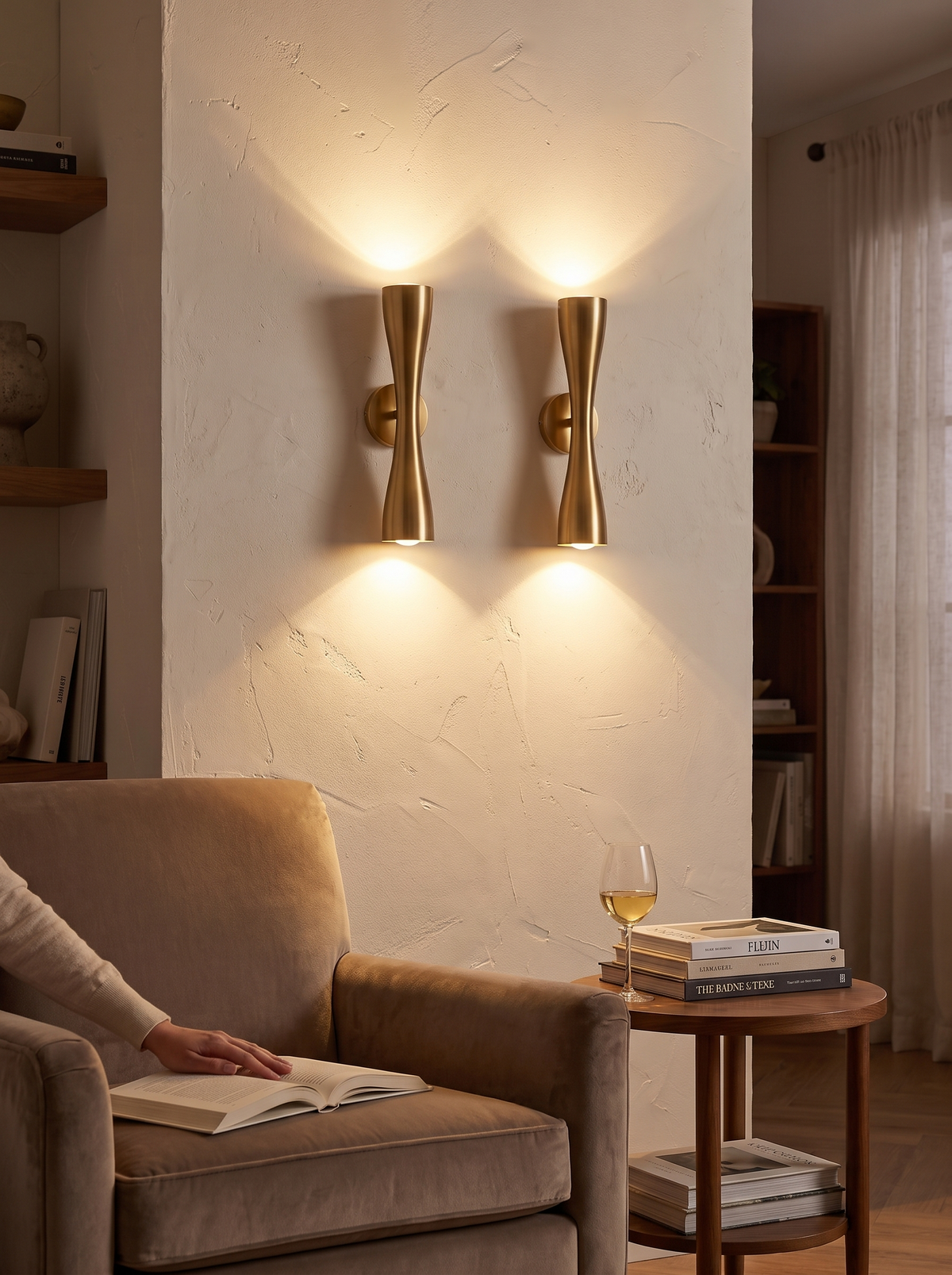 Modern Gold Wall Light lifestyle 2