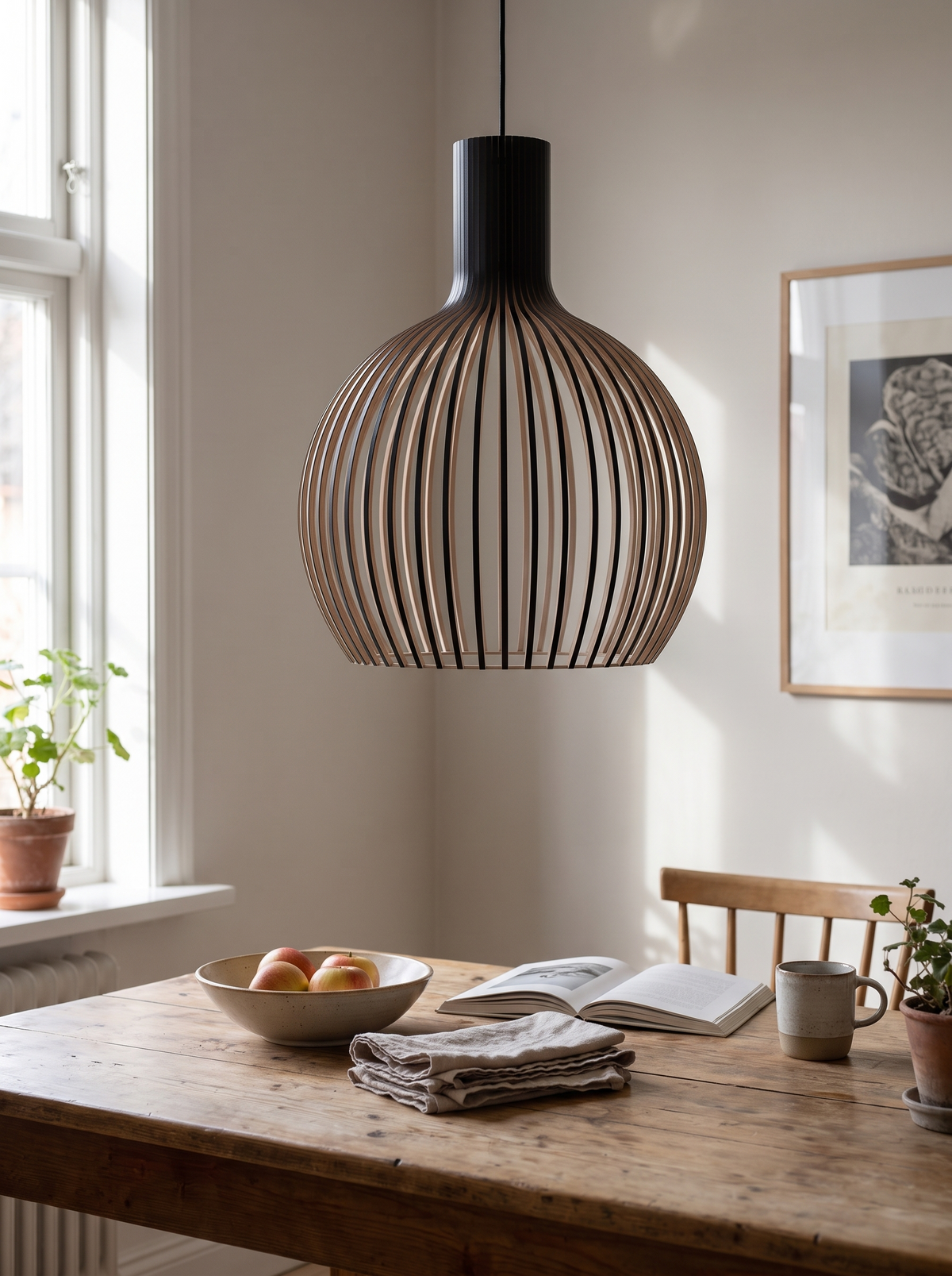 Handcrafted Wooden Pendant Light lifestyle 3