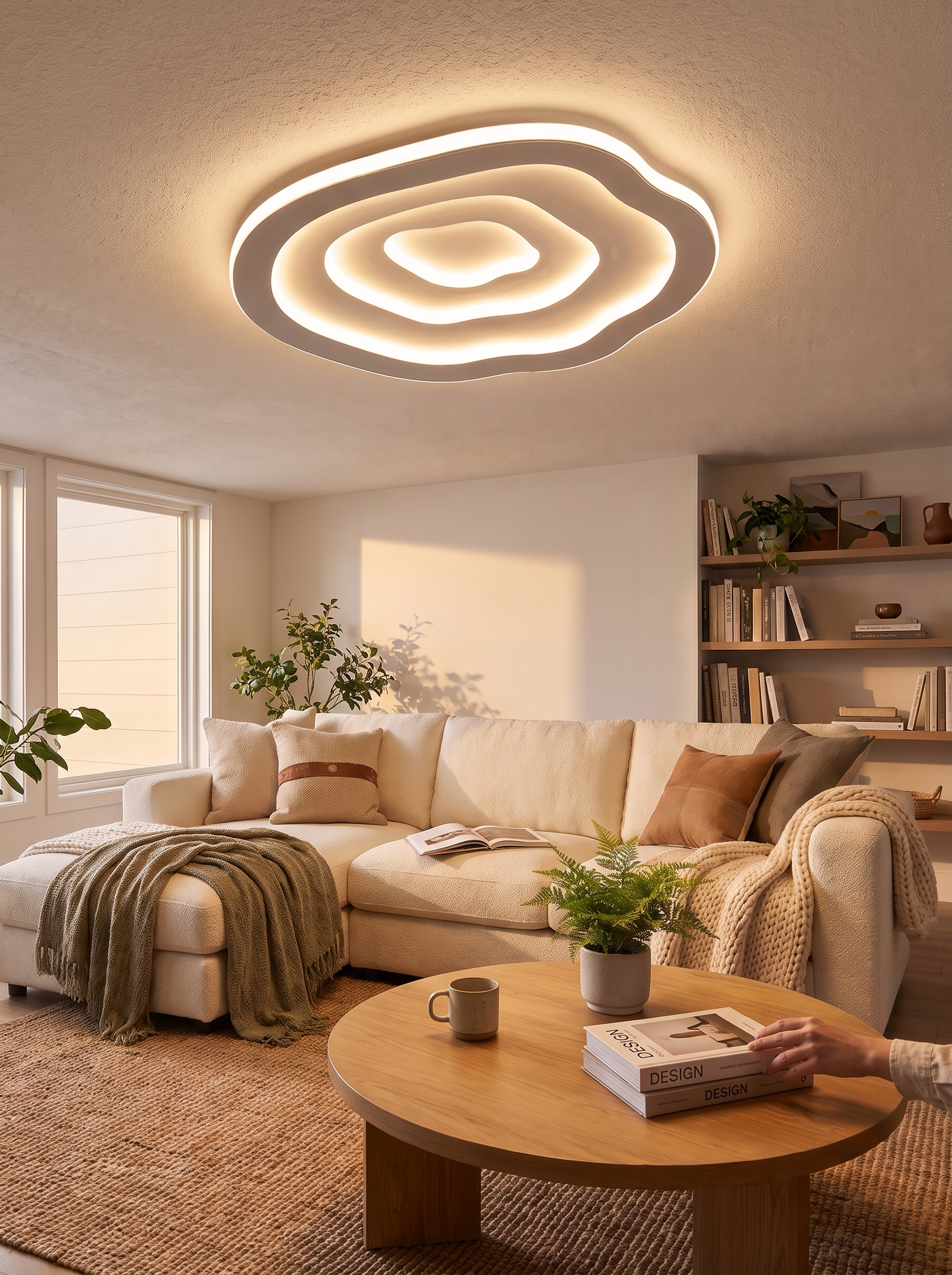 Ripple LED Ceiling Lamp lifestyle 3