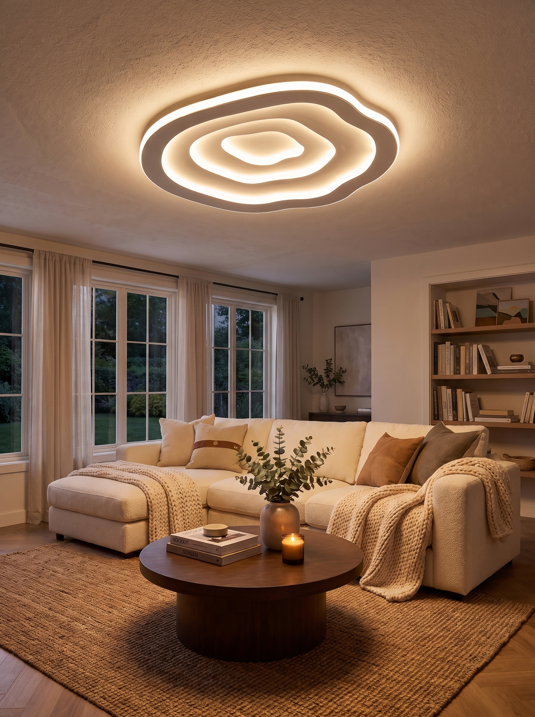 Ripple LED Ceiling Lamp lifestyle 1