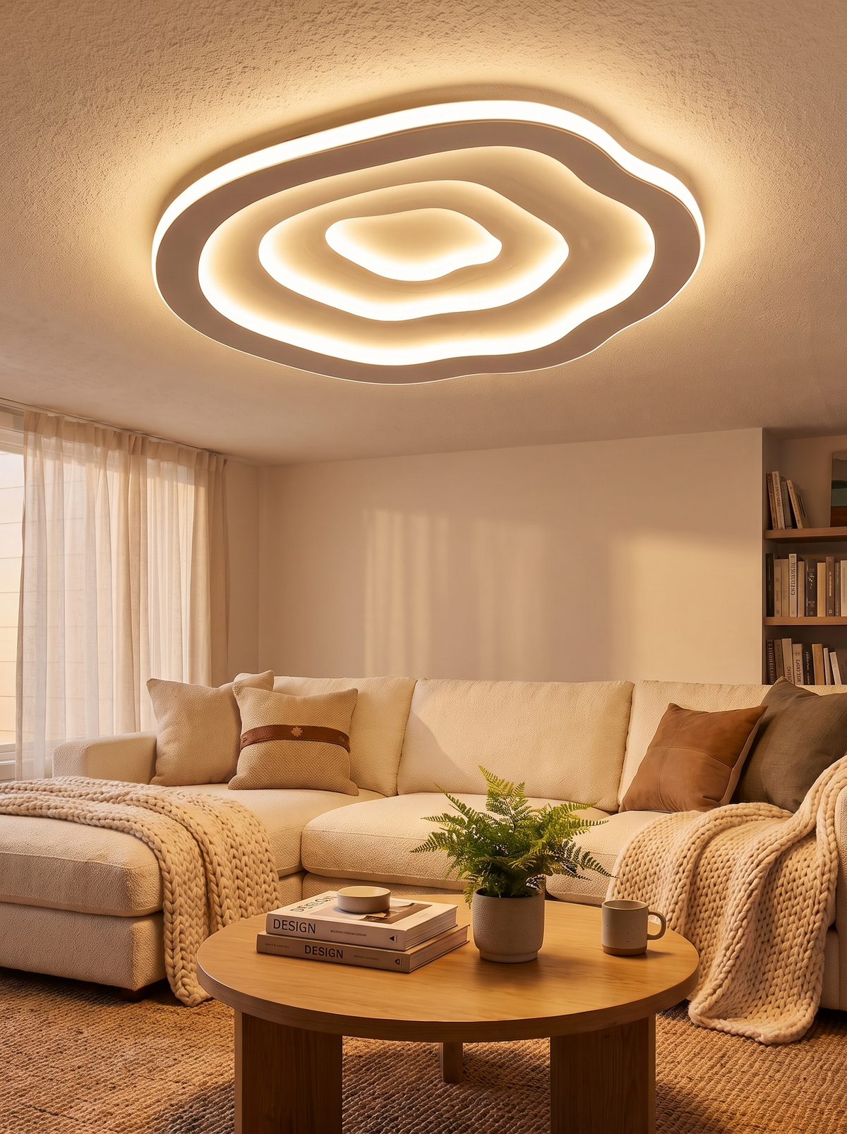 Ripple LED Ceiling Lamp lifestyle 2
