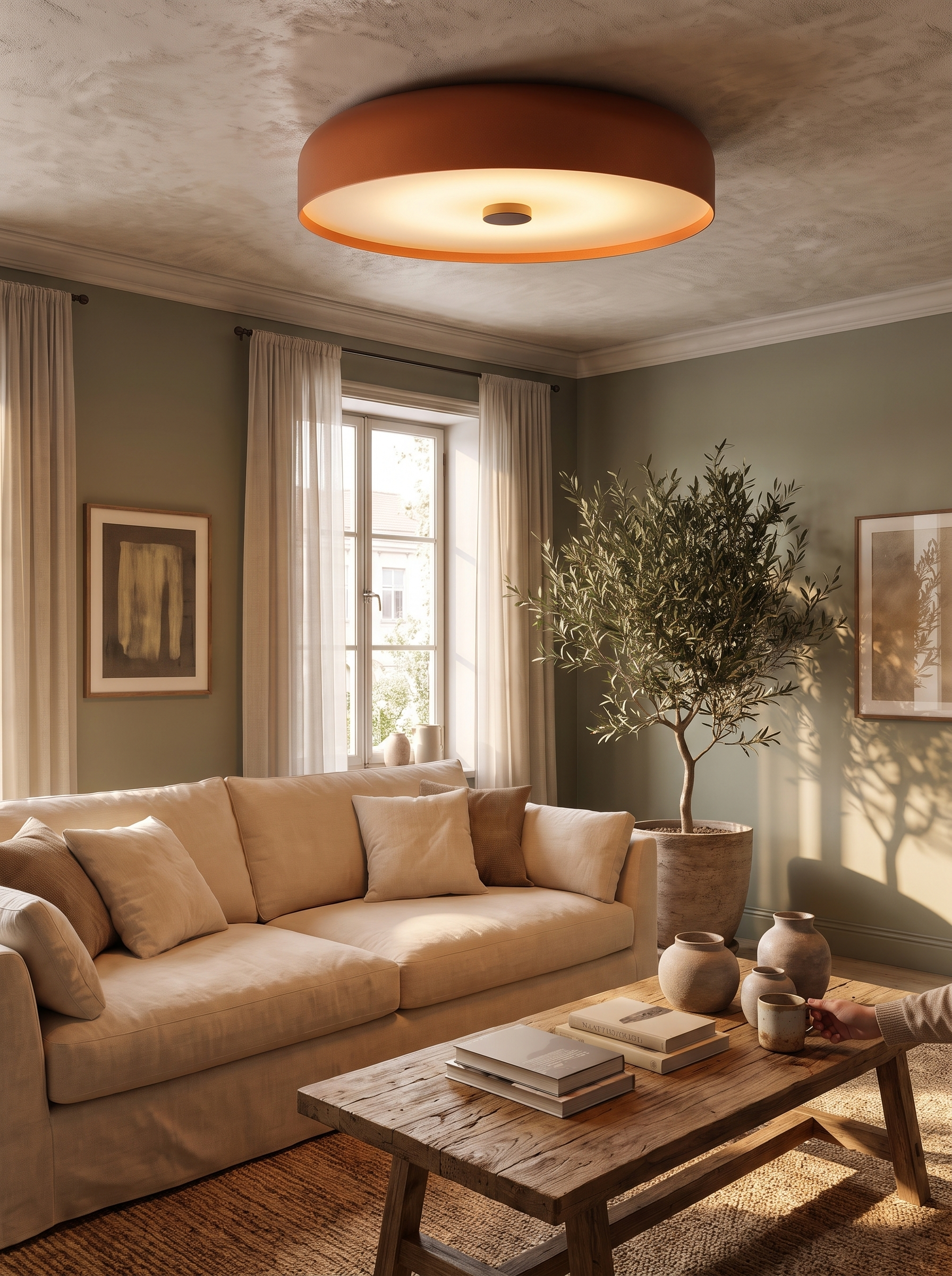 Nordic Retro Ceiling Light lifestyle 3
