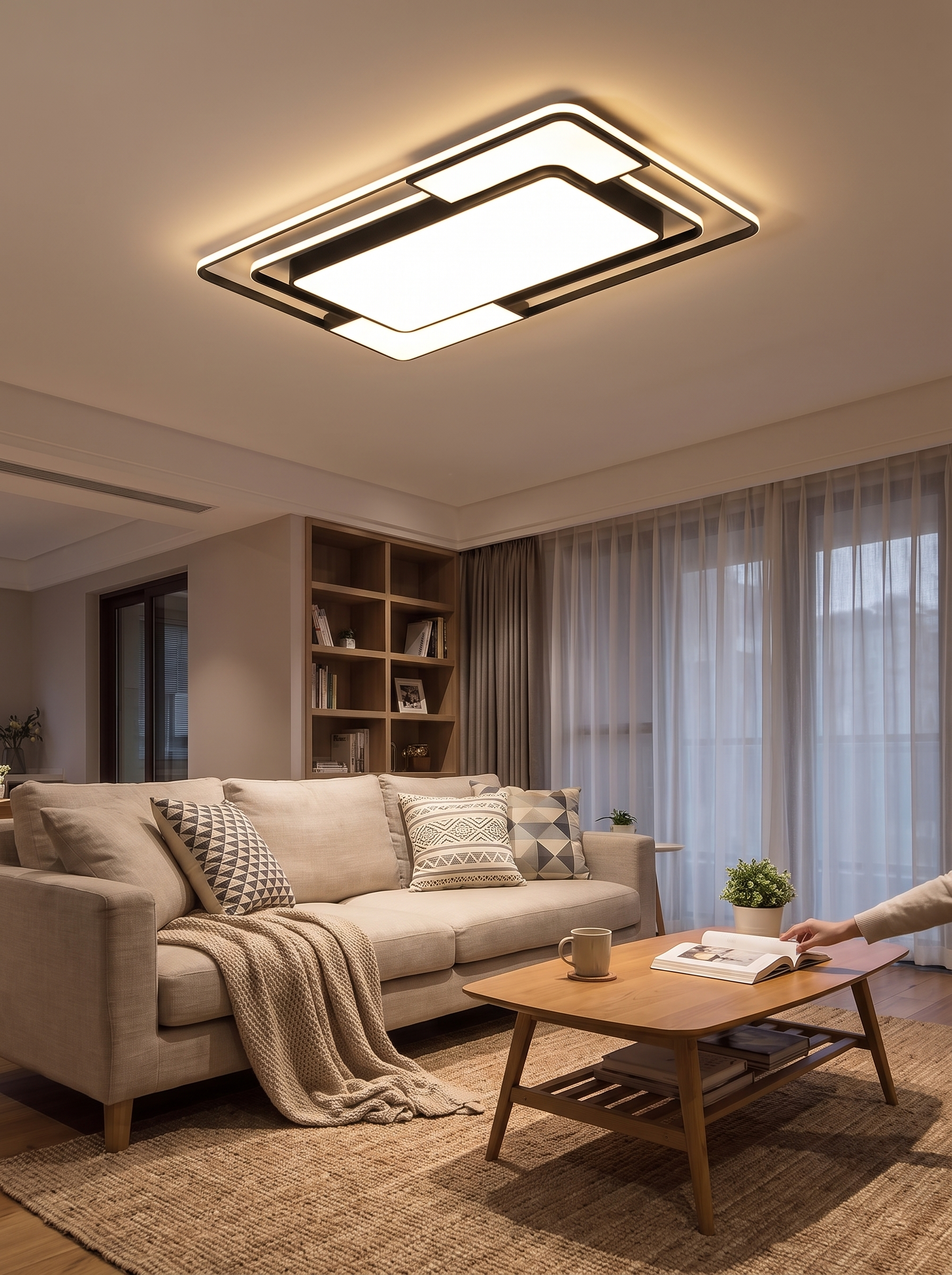 Remote-Controlled LED Ceiling Light lifestyle 3