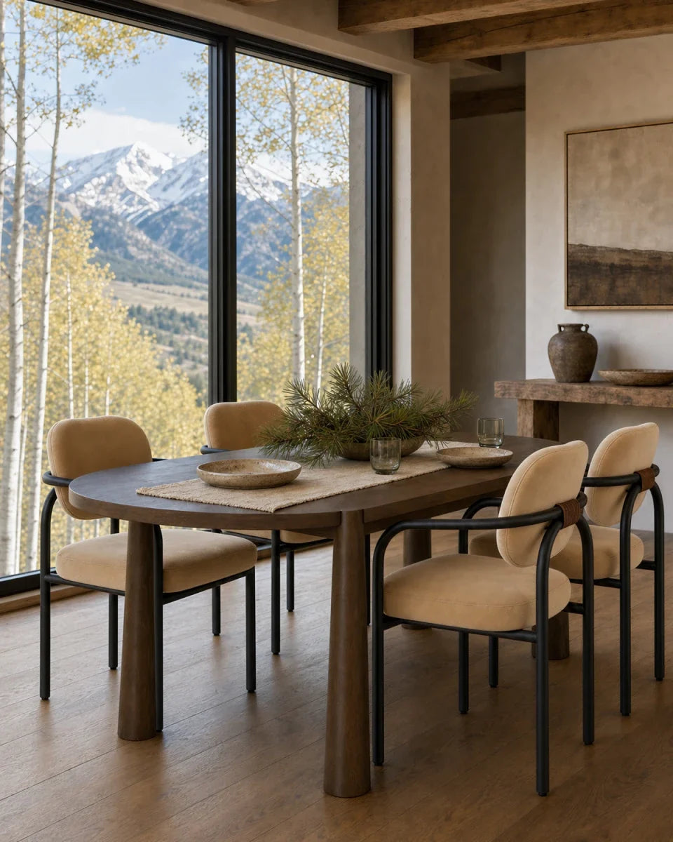 Espresso Oak / 96" length | Seats 6